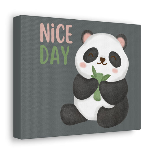 Cute baby panda Canvas Gallery Wraps