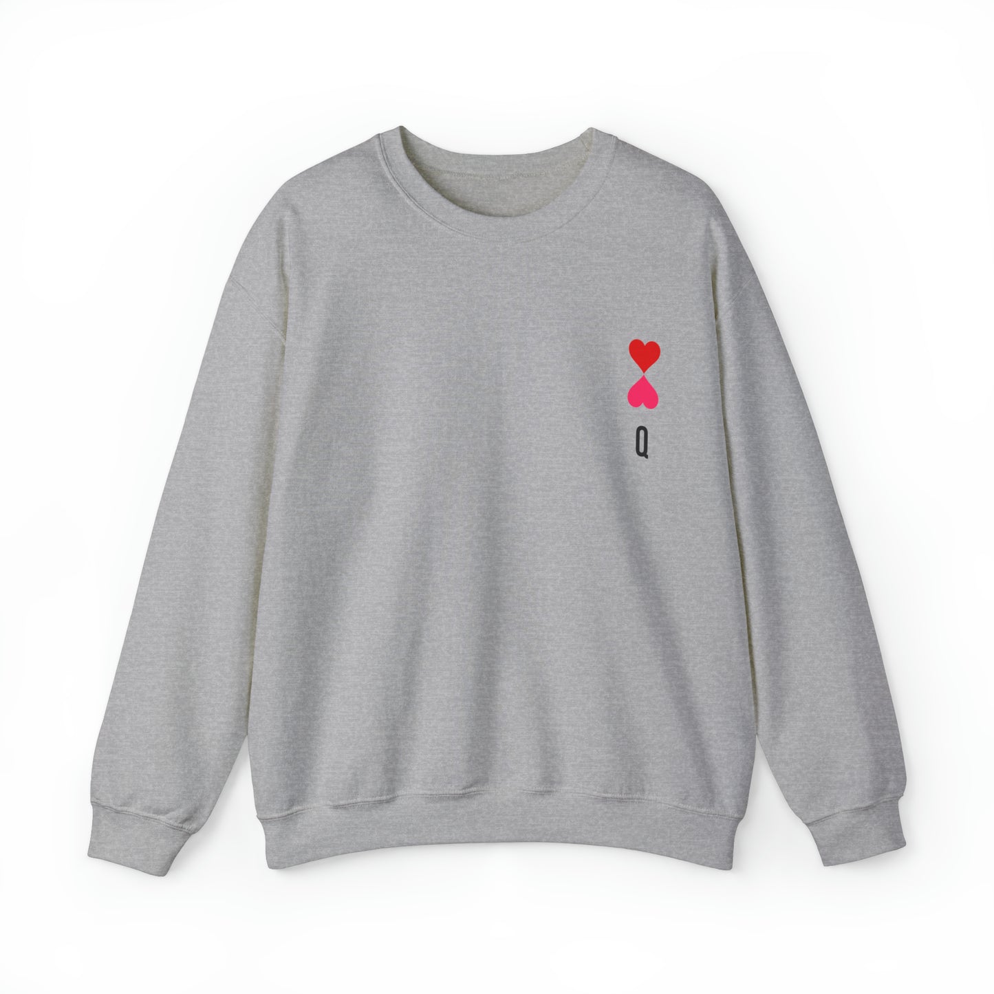 Heart queen Heavy Blend™ Crewneck Sweatshirt for men and women