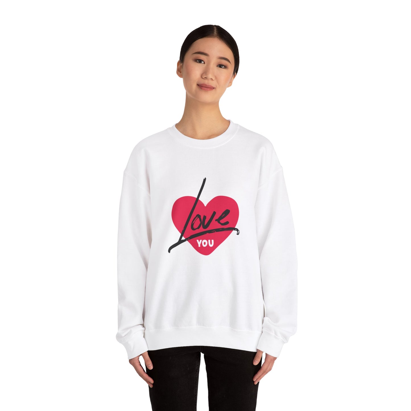 I LOVE YOU Valentine's special Heavy  Sweatshirt for men and women