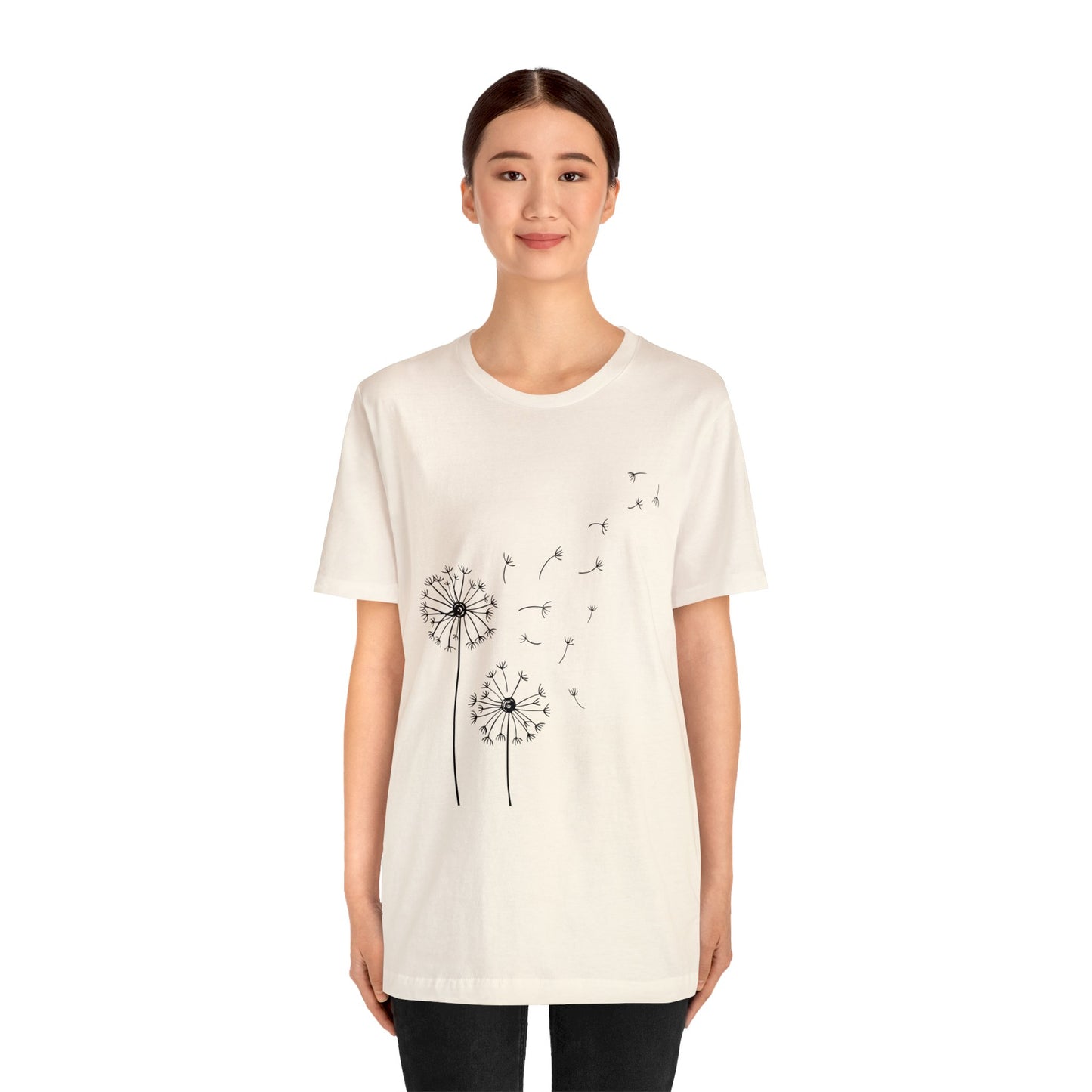 Beautiful flower Jersey Short Sleeve T-Shirt for Women