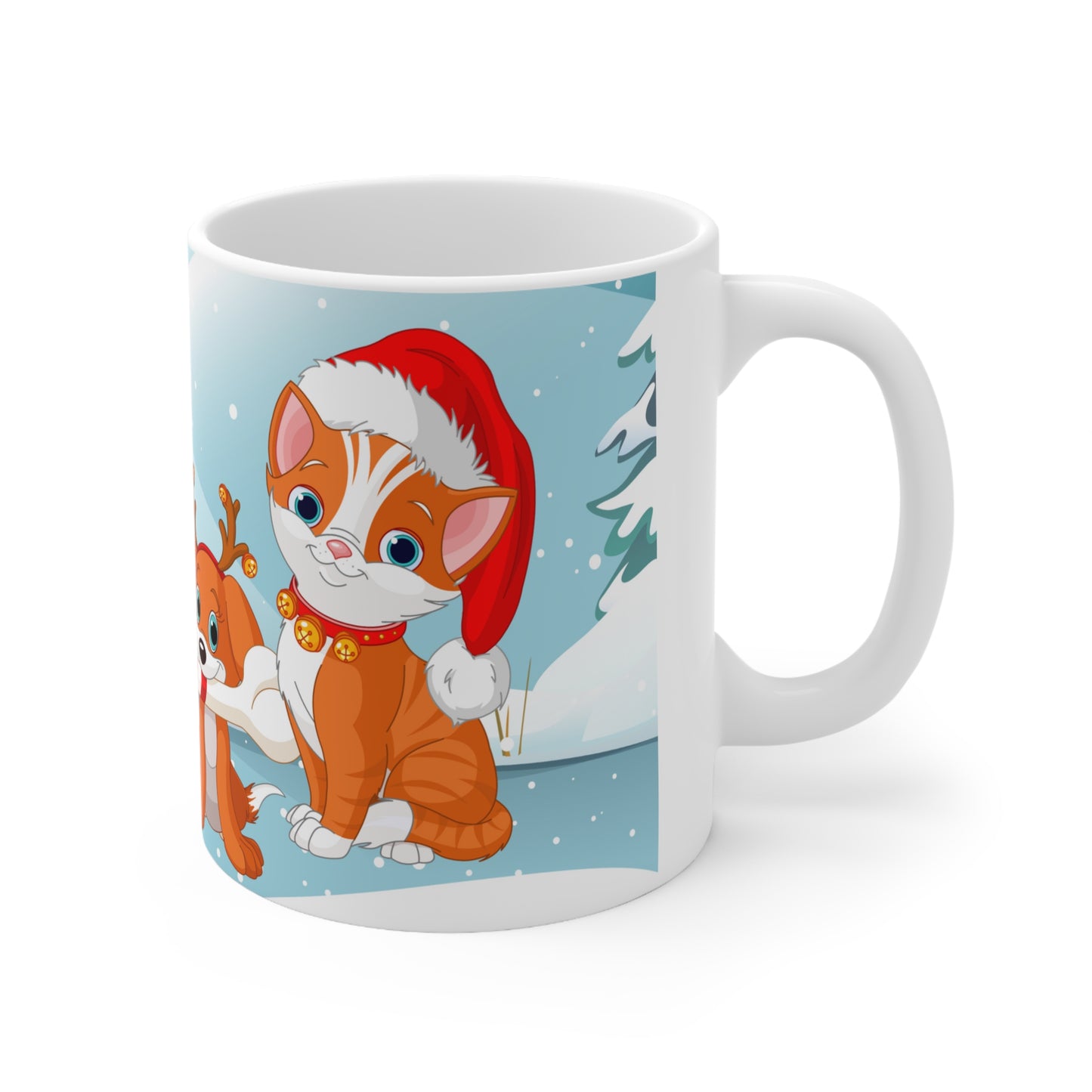 Cute and bright Merry Christmas Coffee Mug 11oz