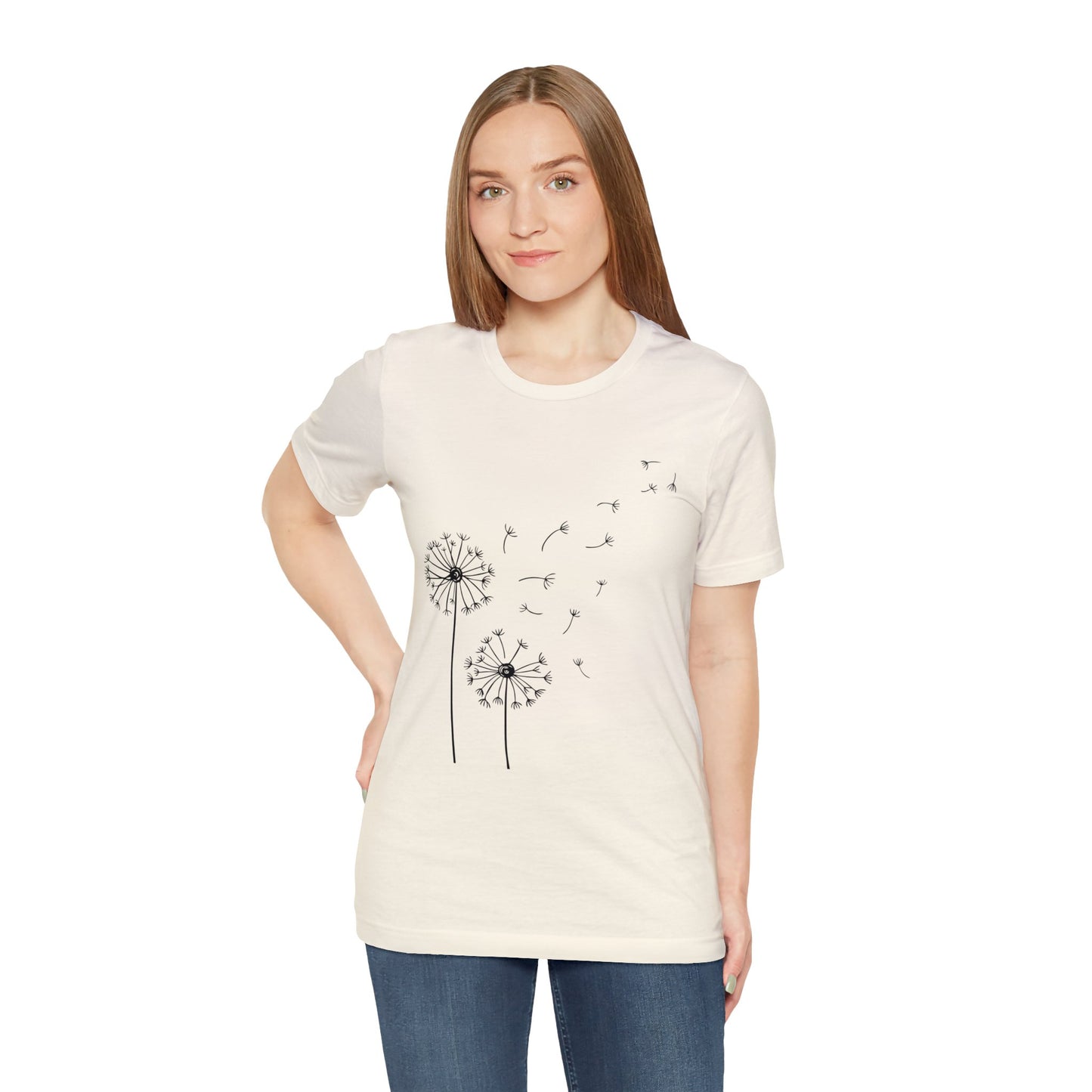 Beautiful flower Jersey Short Sleeve T-Shirt for Women