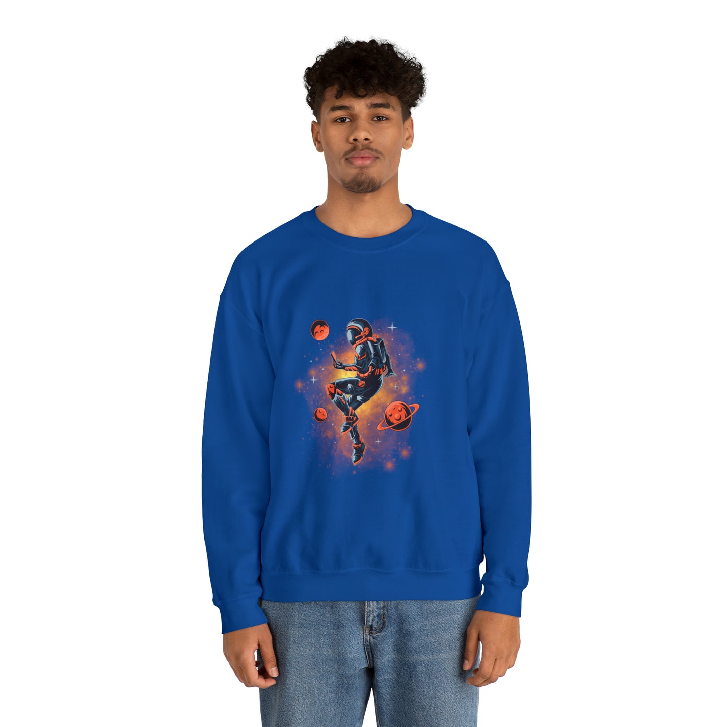 Beautiful Astronaut Heavy Blend™ Crewneck Sweatshirt for men and women