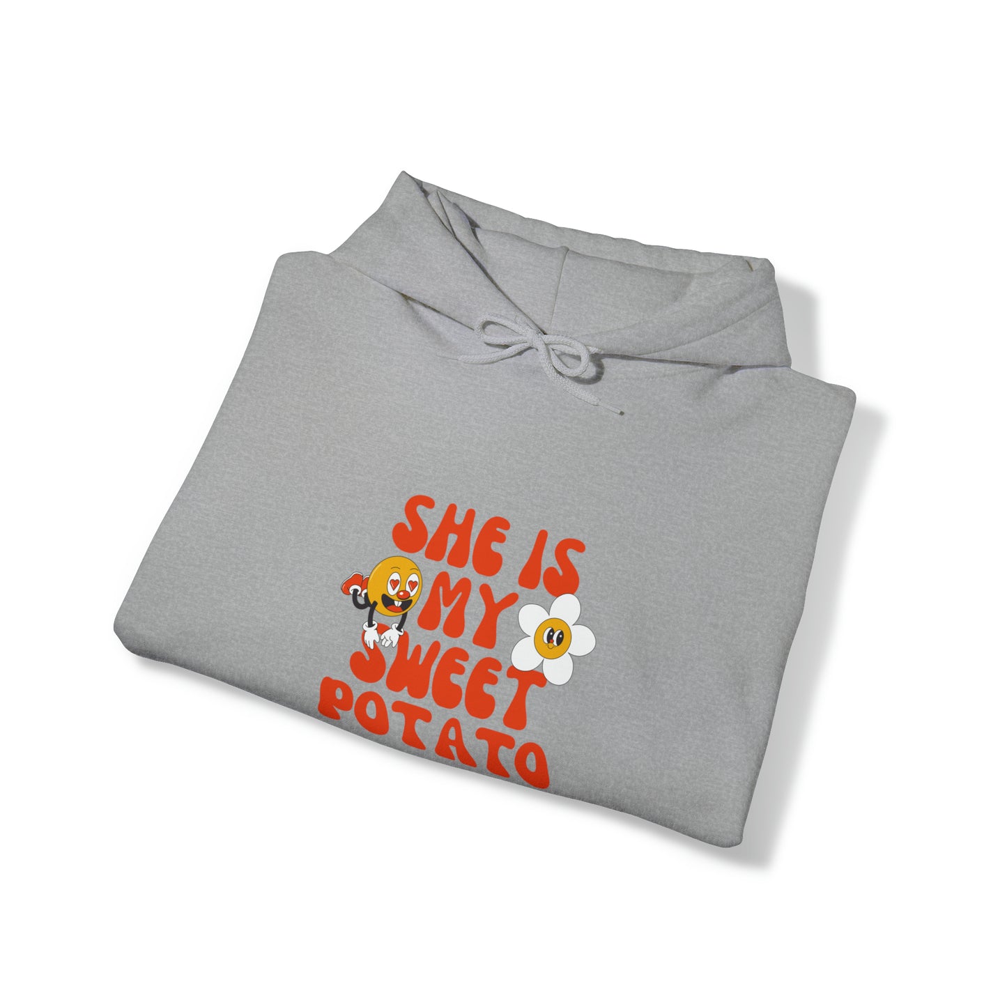 MEN and WOMEN cute she is my sweet potato Heavy Blend™ Hooded Sweatshirt