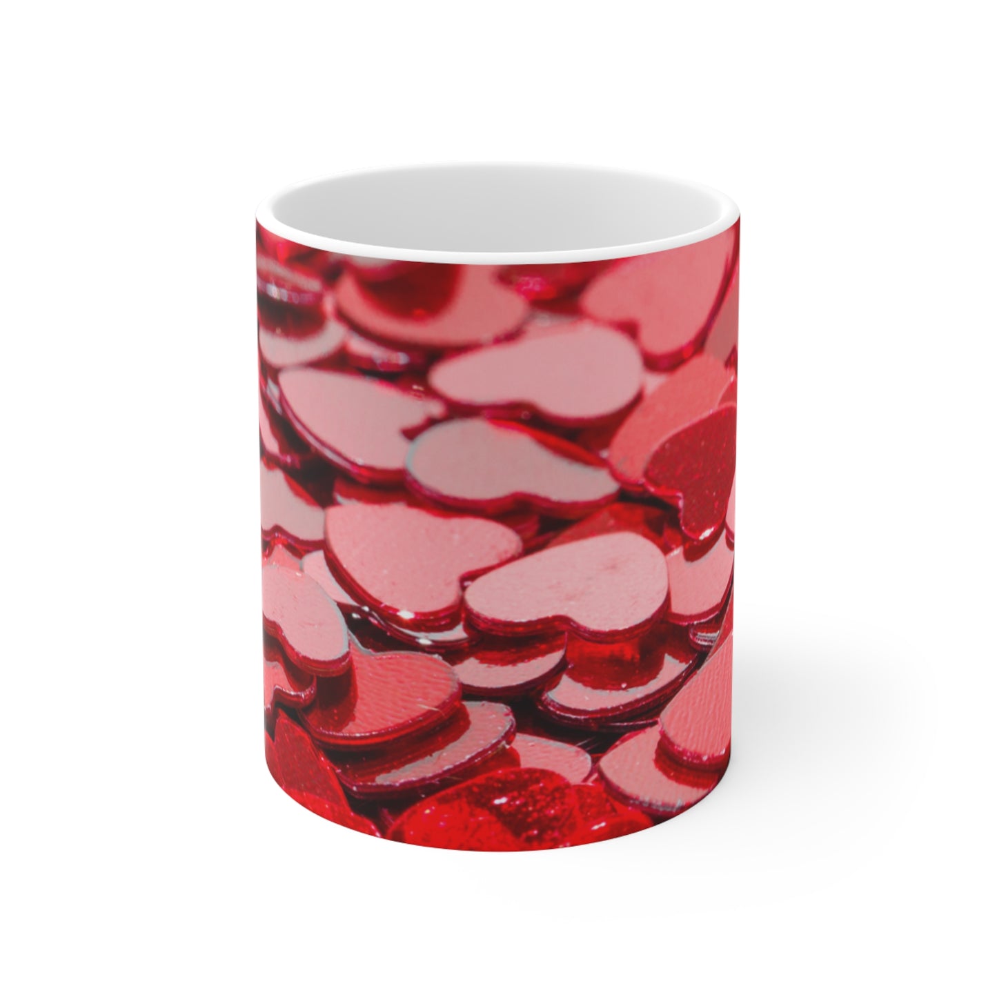 Red love heart valentine's day gift Coffee Mug 11oz