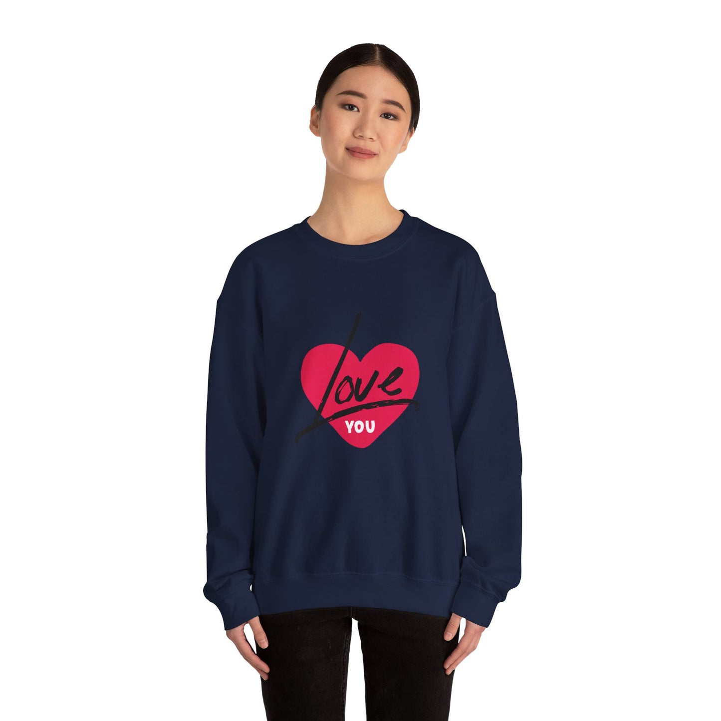 I LOVE YOU Valentine's special Heavy  Sweatshirt for men and women