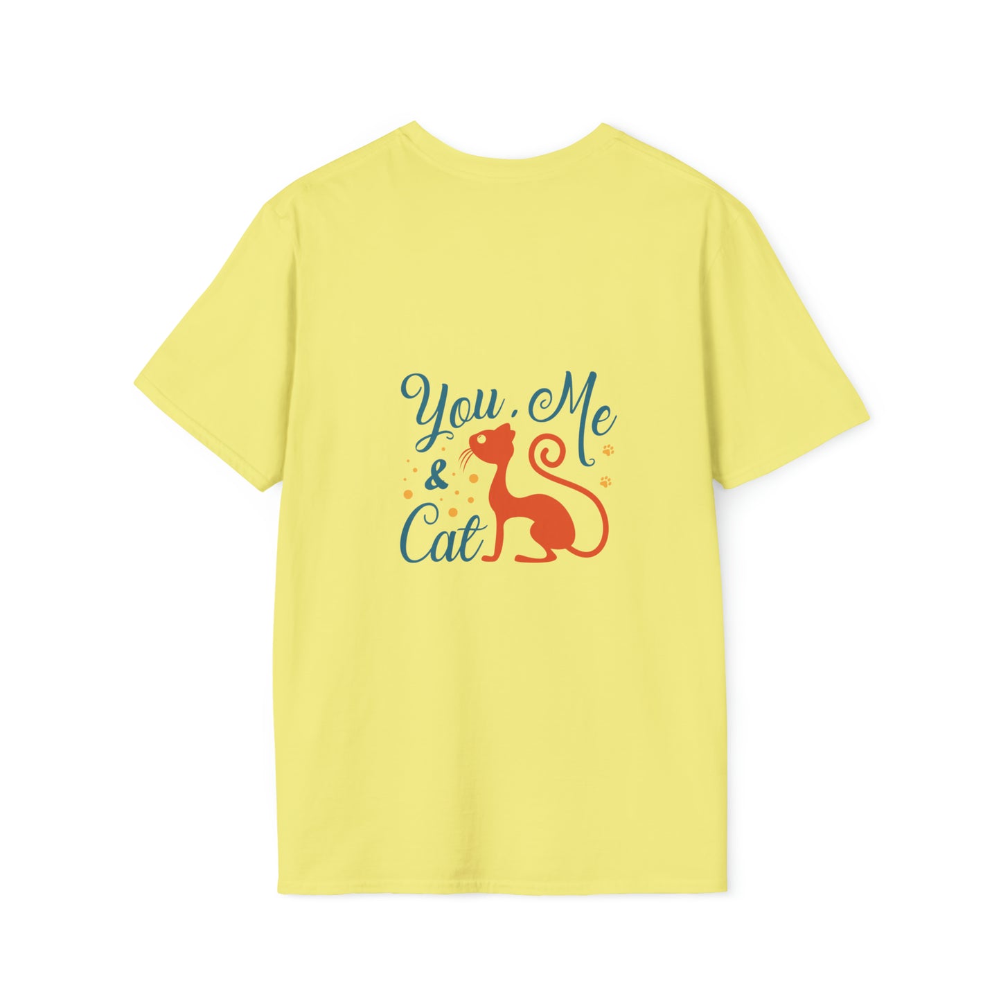 You me and cat cute Softstyle T-Shirt for women