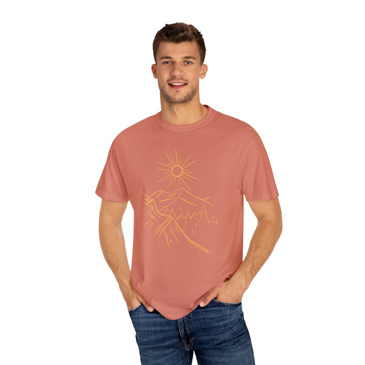 Beautiful mountain art T-shirt for men and women