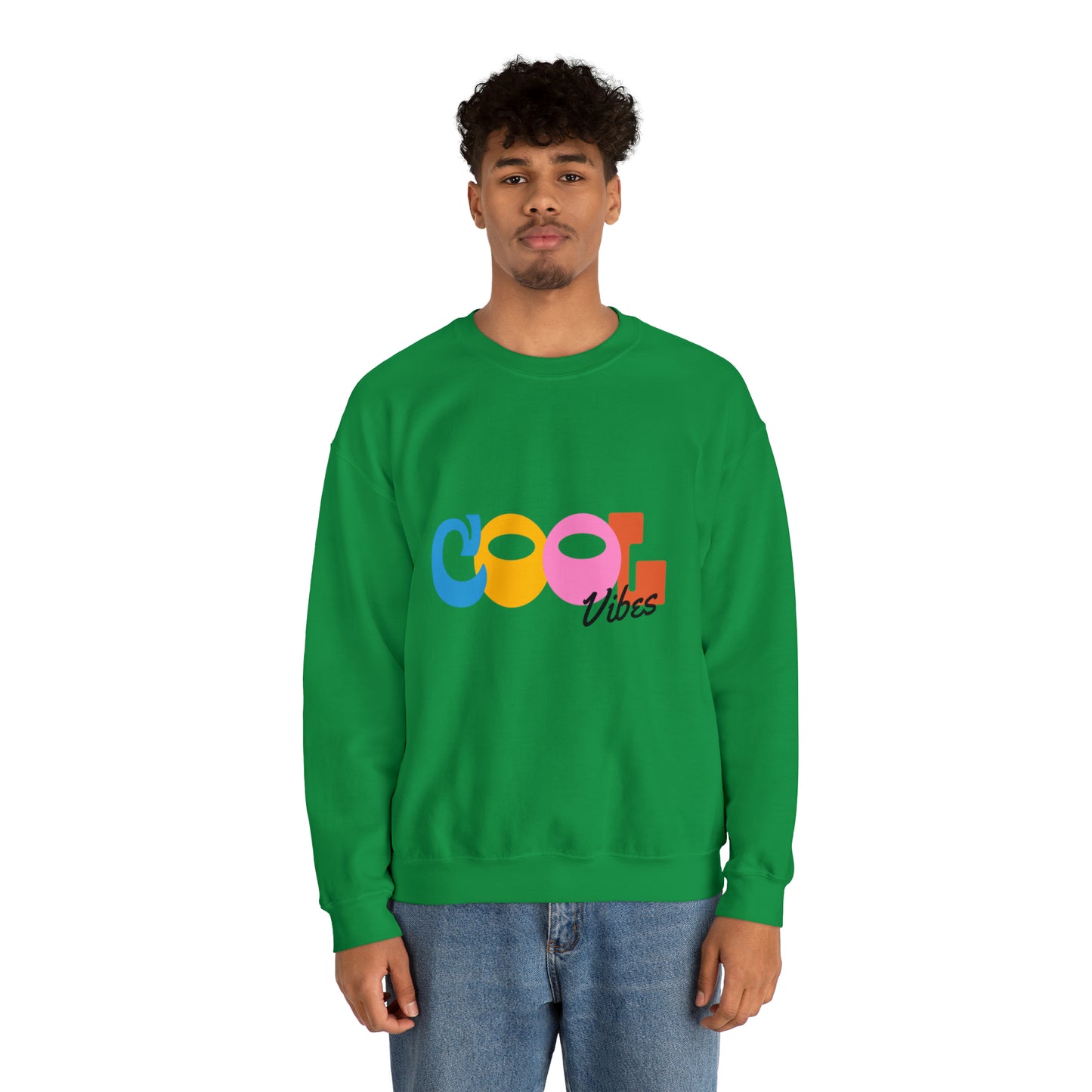 COOL vibes Colourful Heavy Blend™ Crewneck Sweatshirt for Men and Women