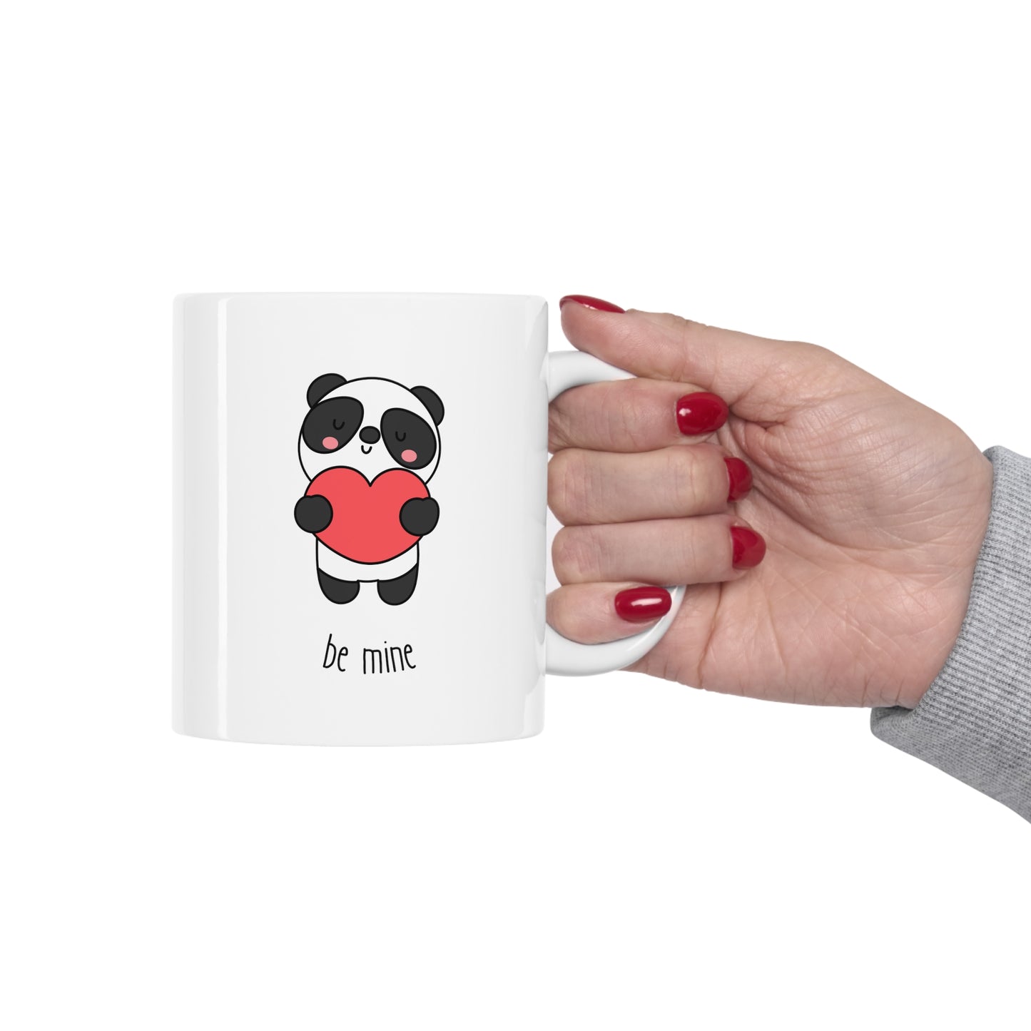 Be Mine cute panda Ceramic coffee Mug 11oz