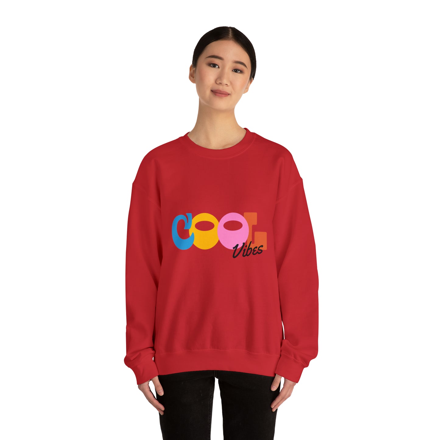 COOL vibes Colourful Heavy Blend™ Crewneck Sweatshirt for Men and Women