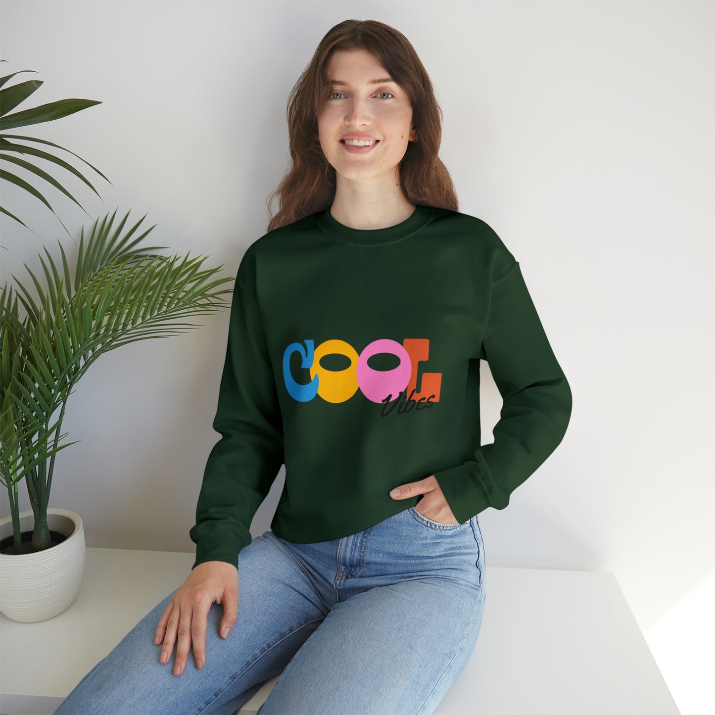 COOL vibes Colourful Heavy Blend™ Crewneck Sweatshirt for Men and Women