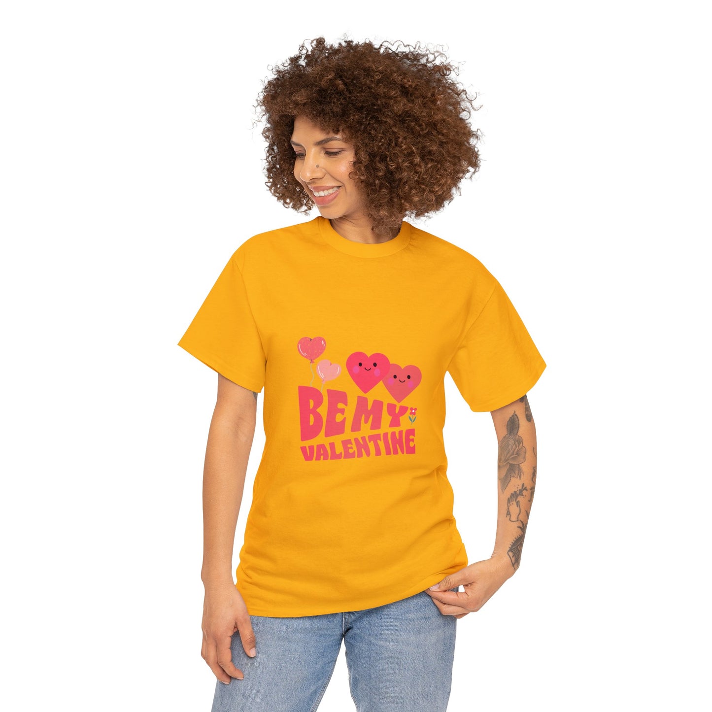 Be my valentine Heavy Cotton Tee for men and women