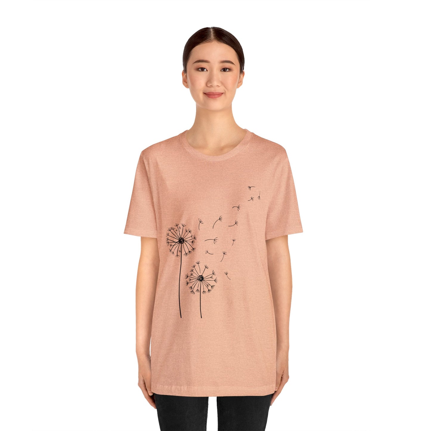 Beautiful flower Jersey Short Sleeve T-Shirt for Women