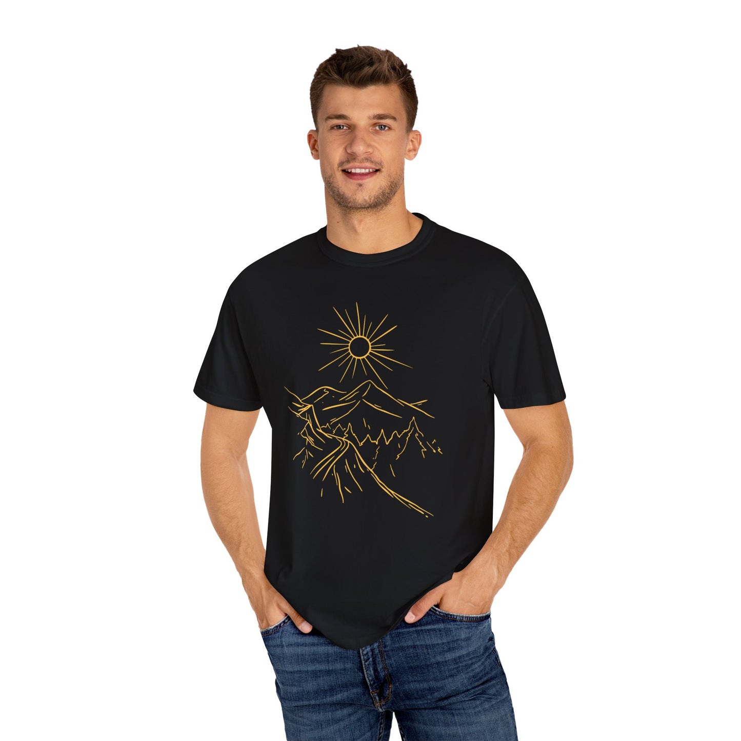 Beautiful mountain art T-shirt for men and women