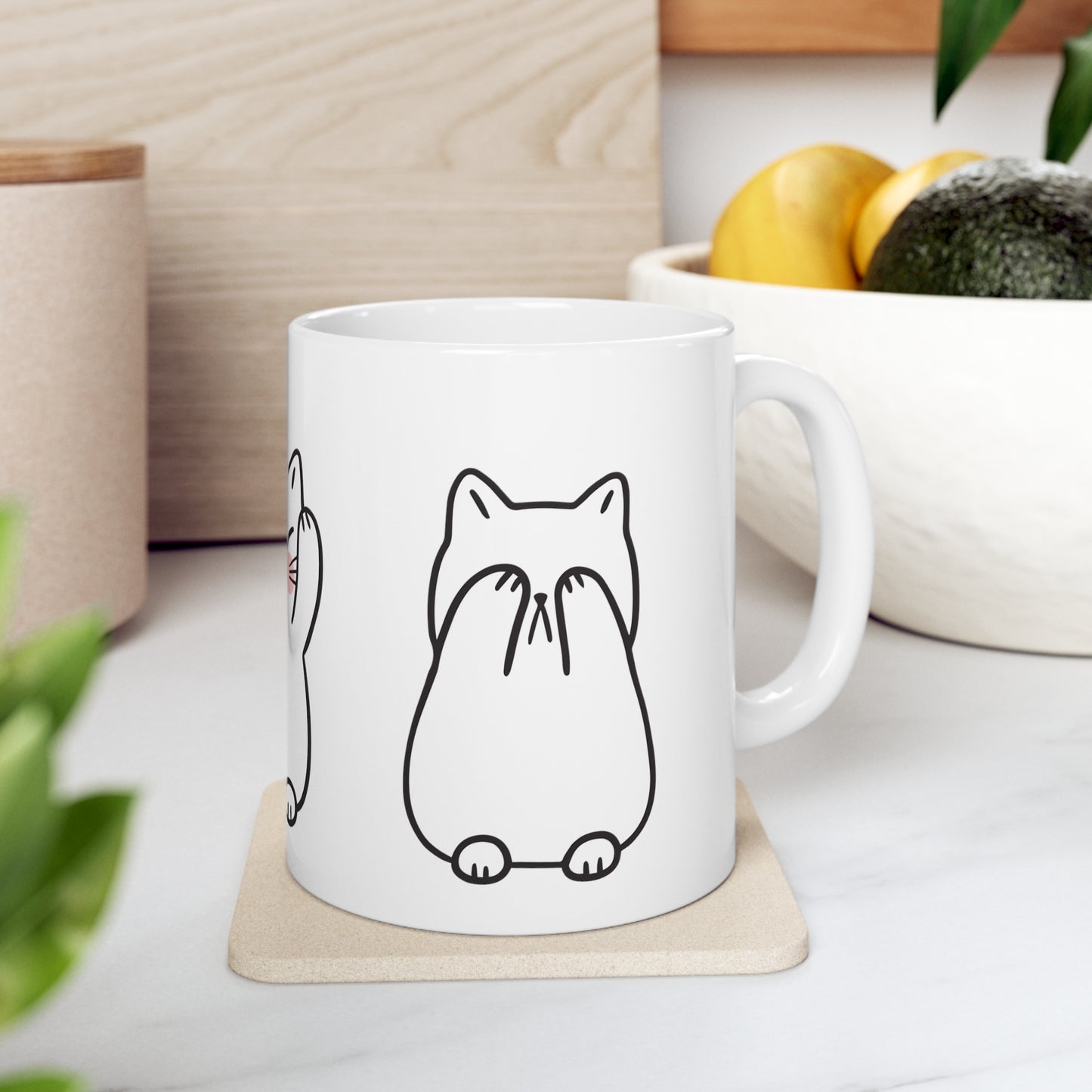 Cute three kitties coffee Mug 11oz