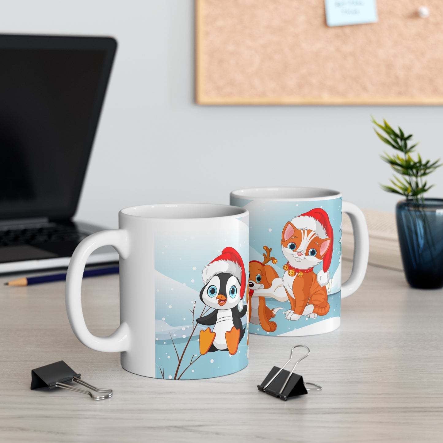 Cute and bright Merry Christmas Coffee Mug 11oz