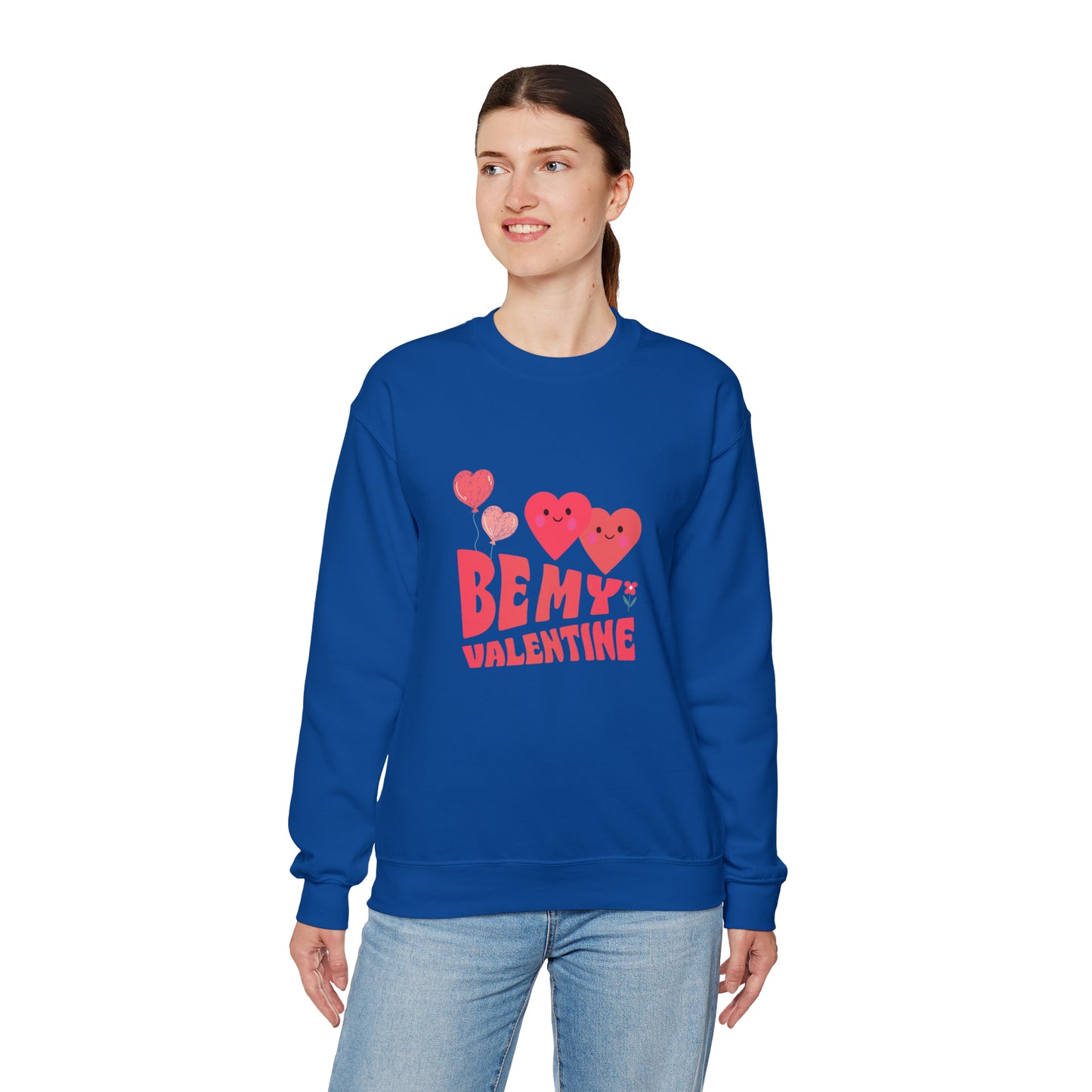 Be my valentine Heavy Blend™ Crewneck Sweatshirt for men and women