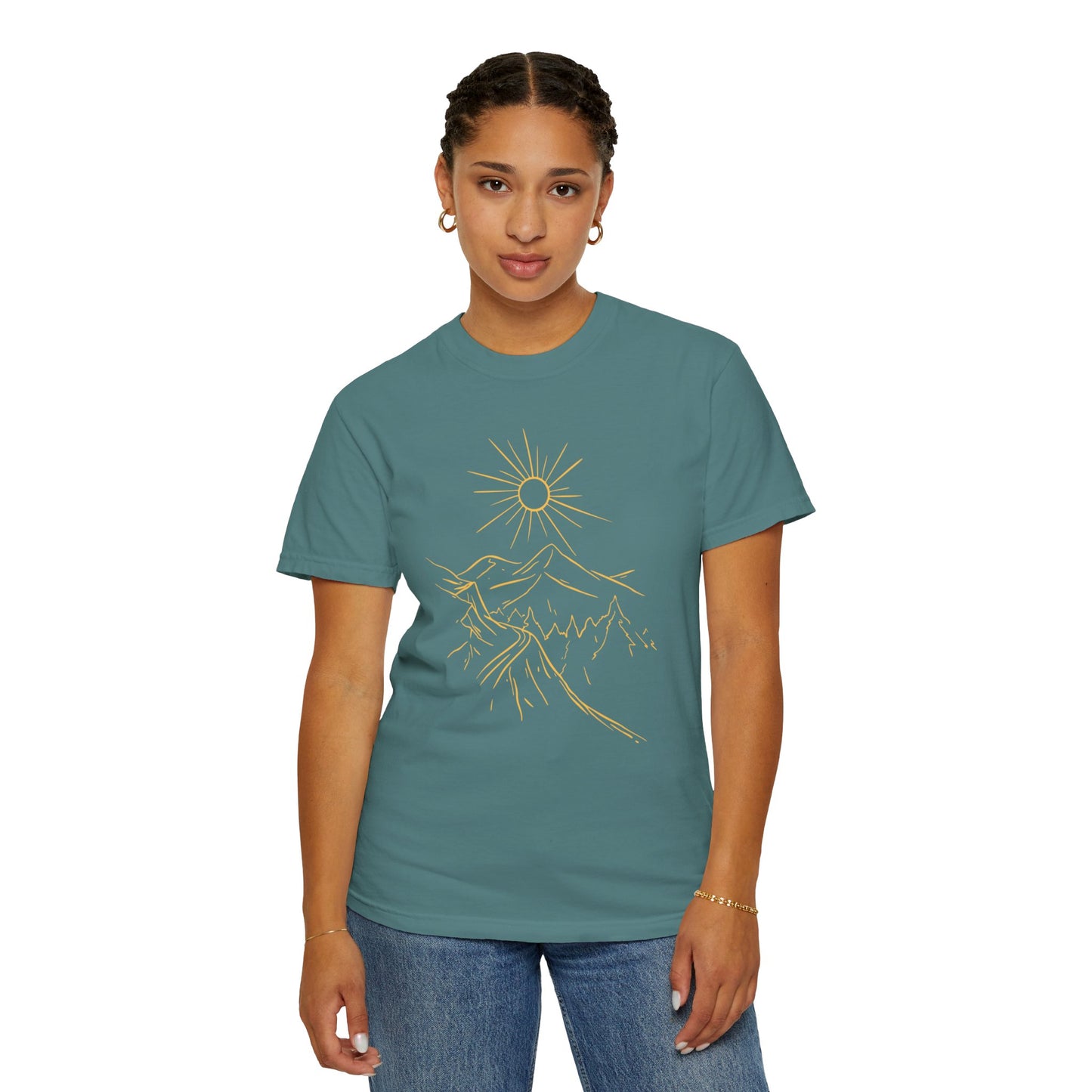 Beautiful mountain art T-shirt for men and women