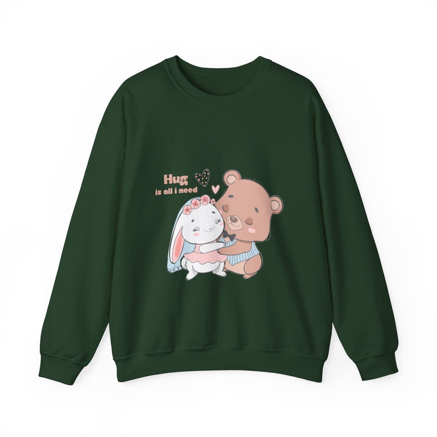 Hug is all i need Cute heavy Valentine's Special Sweatshirt for men and women