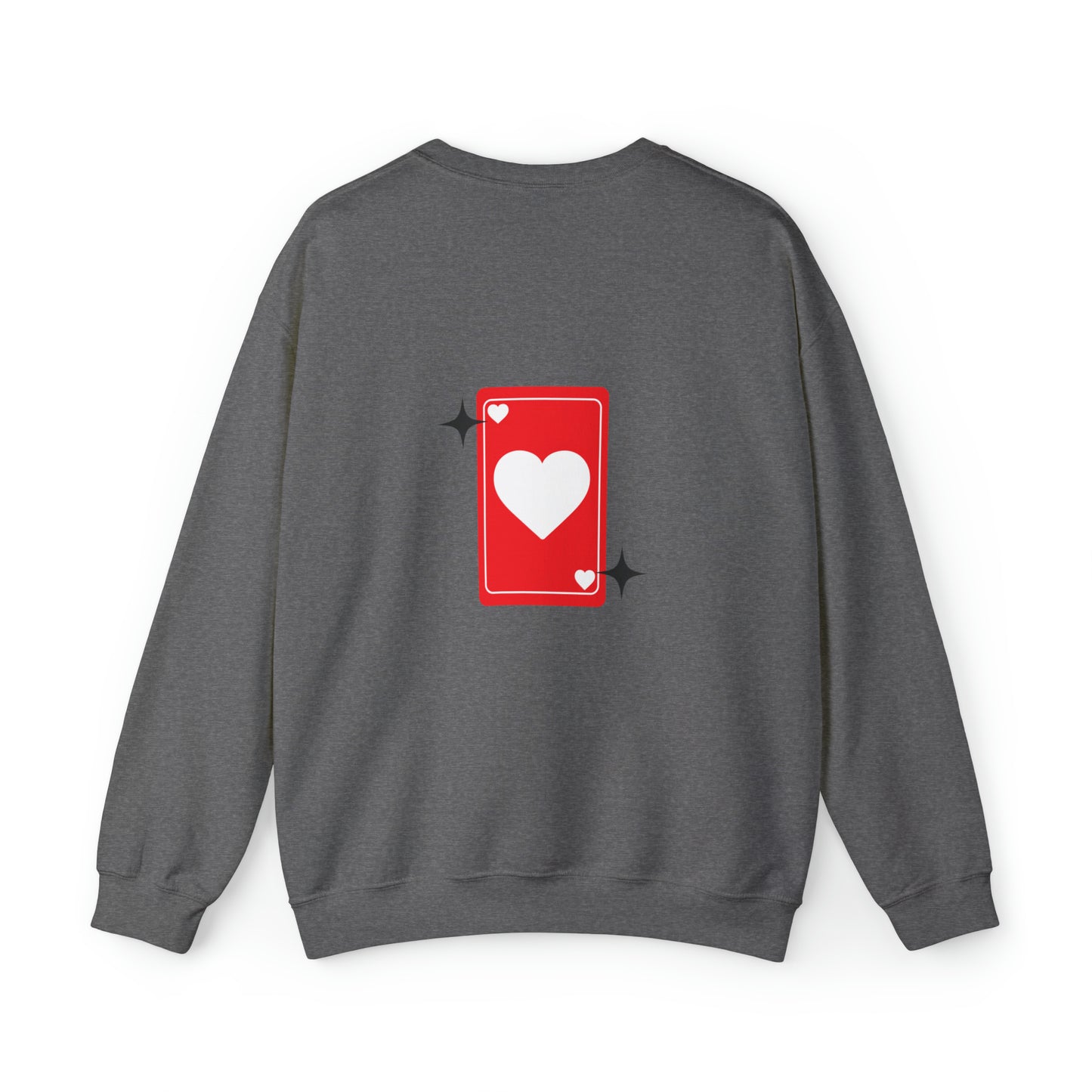 Heart queen Heavy Blend™ Crewneck Sweatshirt for men and women