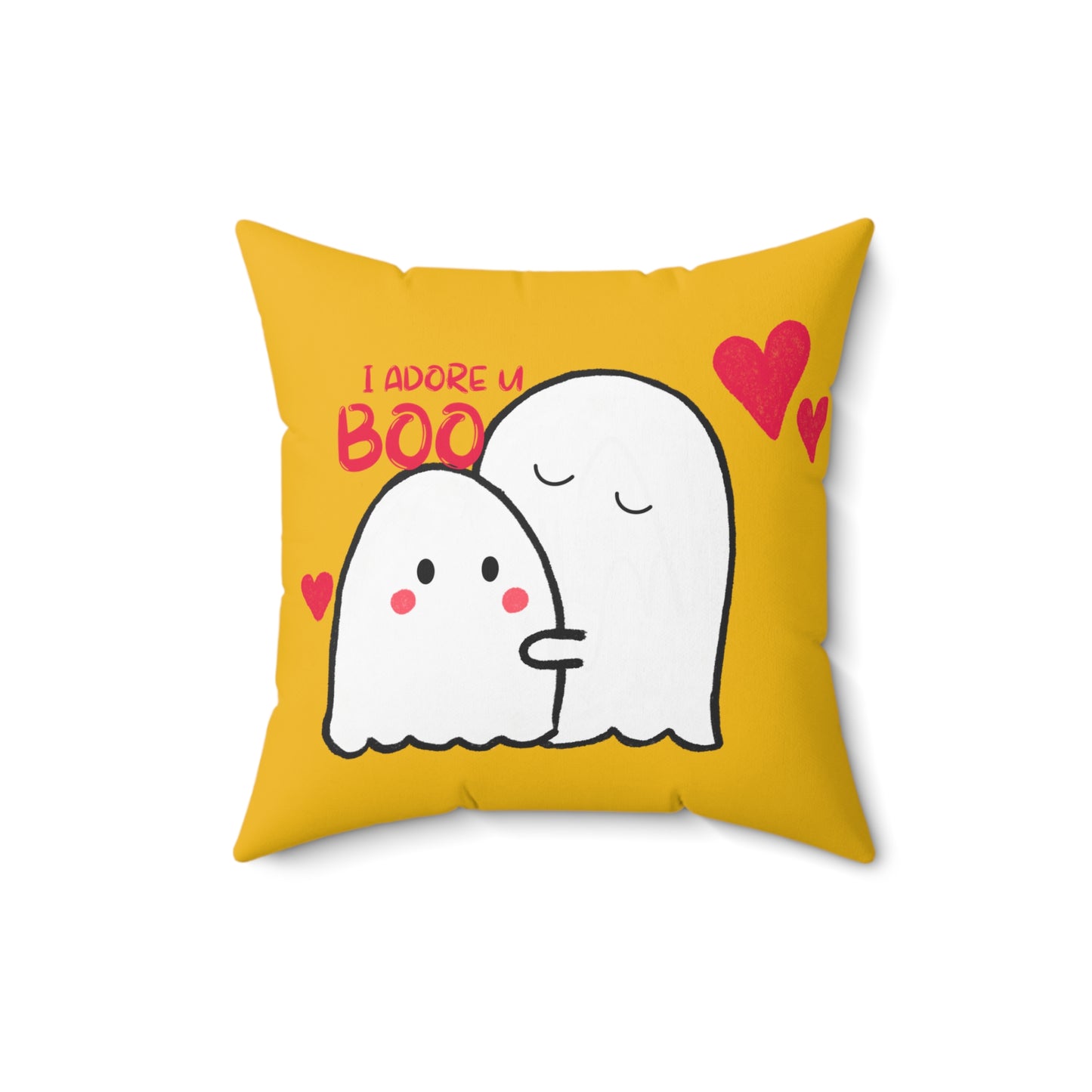 Cute i adore you boo Valentine's day gift Square Pillow