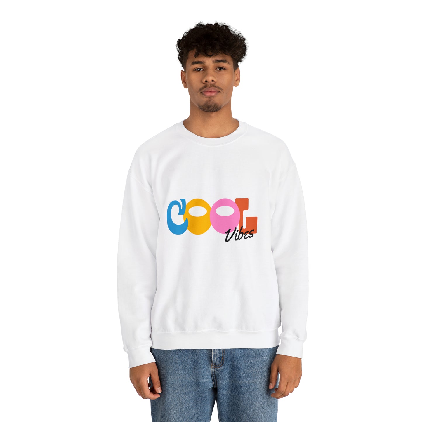 COOL vibes Colourful Heavy Blend™ Crewneck Sweatshirt for Men and Women