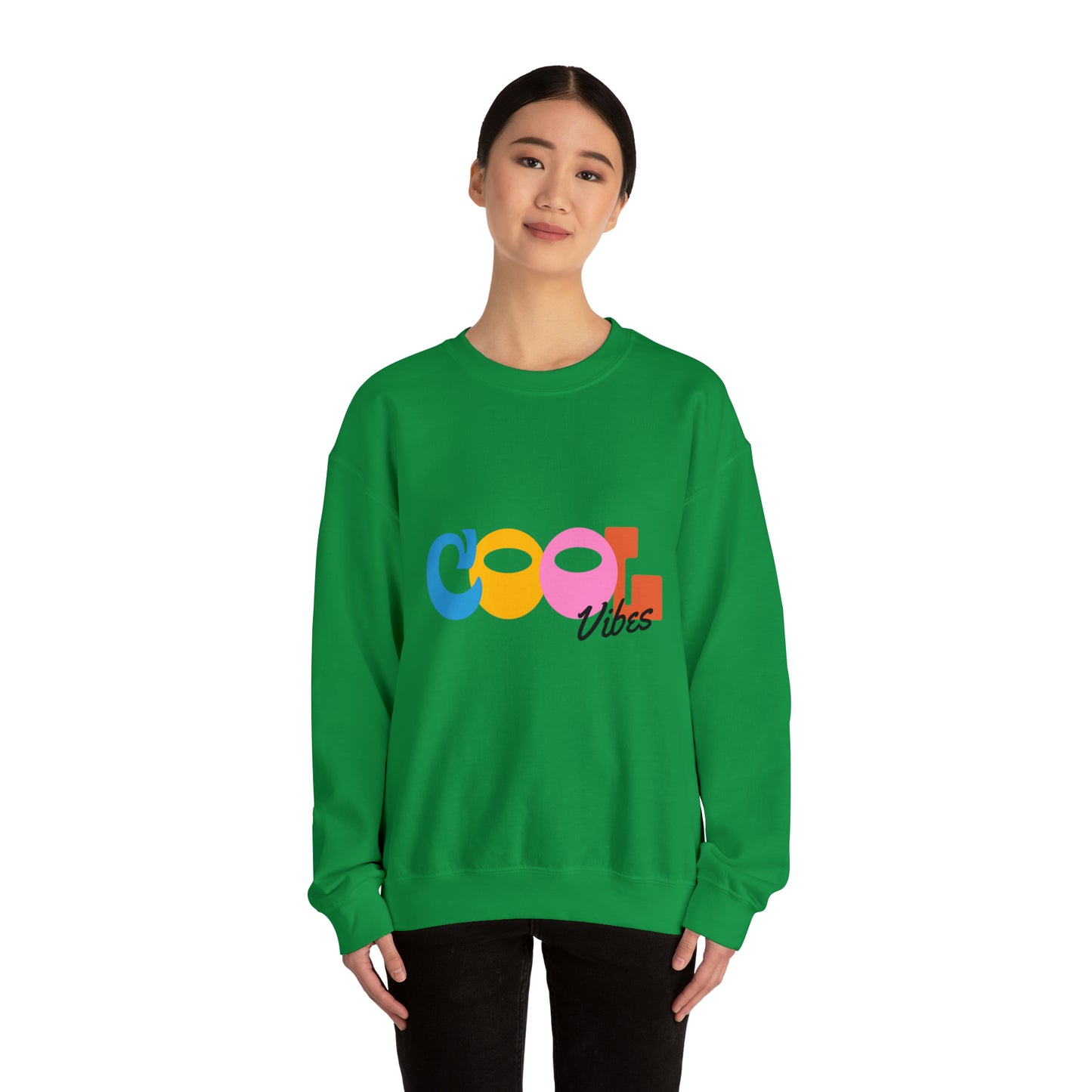 COOL vibes Colourful Heavy Blend™ Crewneck Sweatshirt for Men and Women