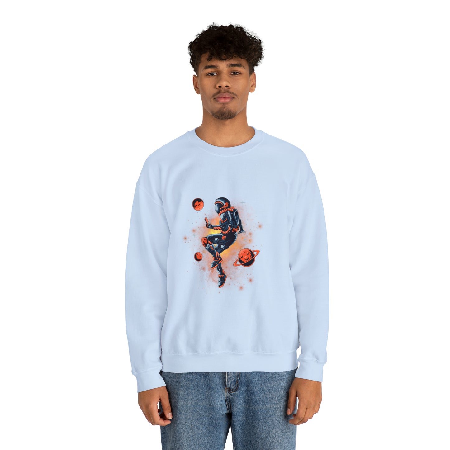 Beautiful Astronaut Heavy Blend™ Crewneck Sweatshirt for men and women