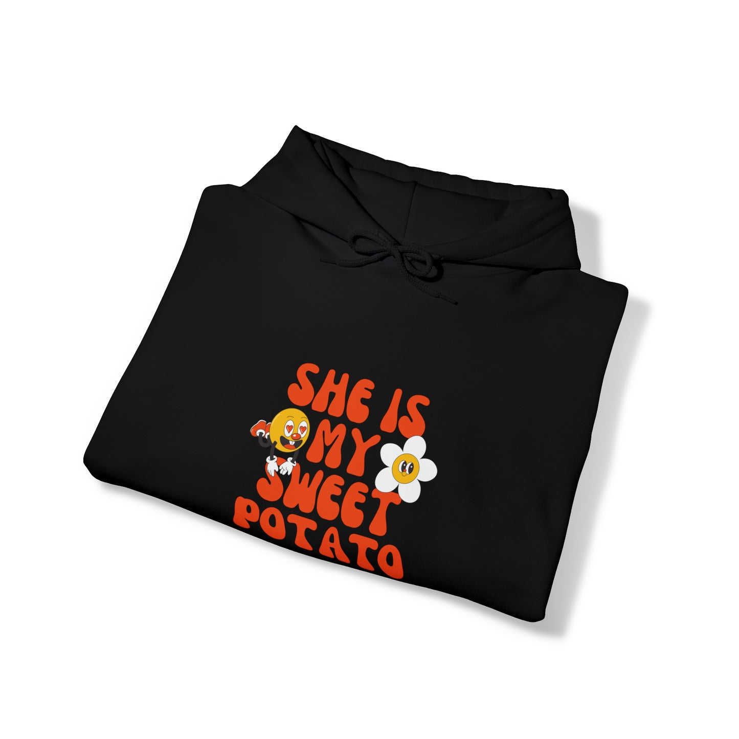 MEN and WOMEN cute she is my sweet potato Heavy Blend™ Hooded Sweatshirt