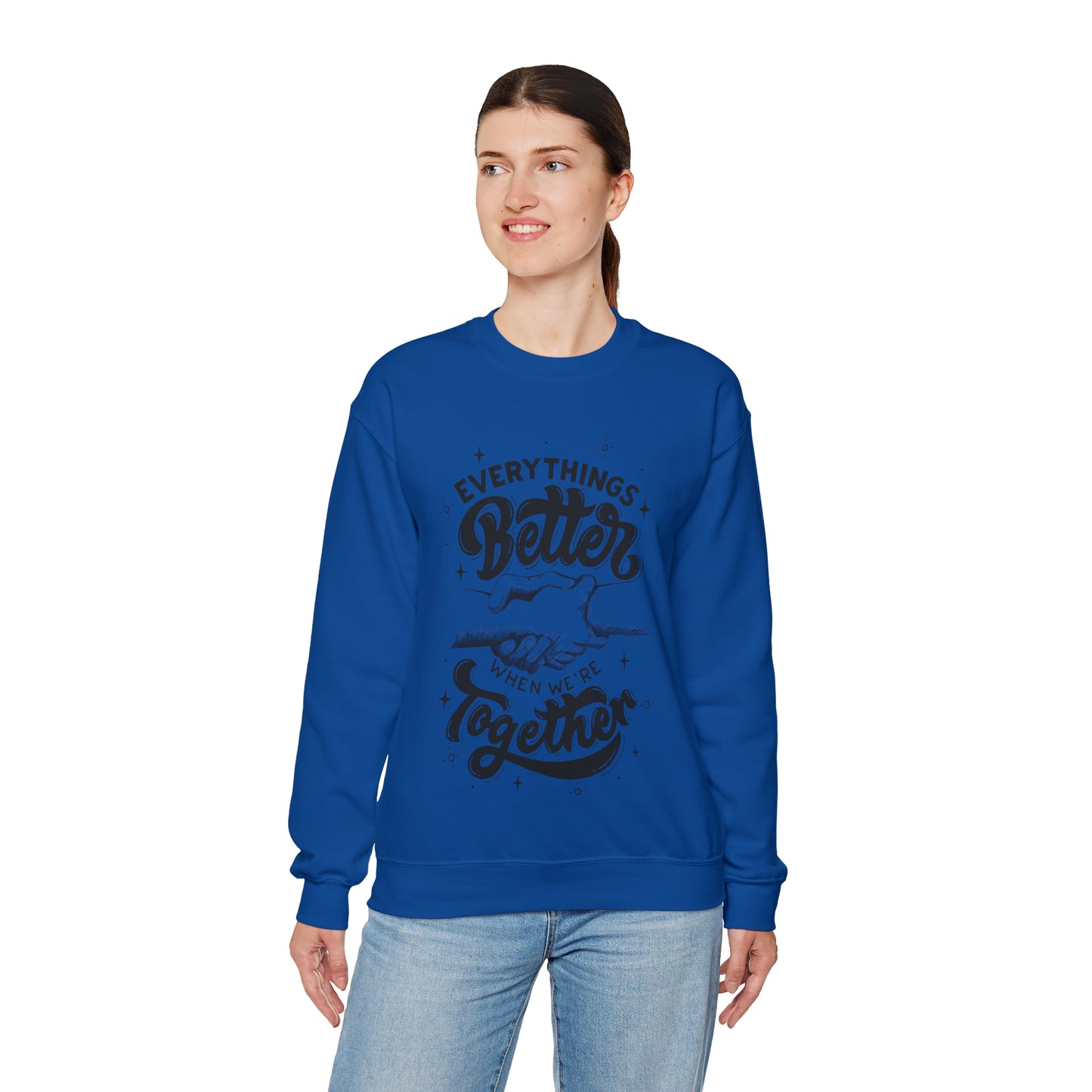 Everything is better together Heavy Blend™ Crewneck Sweatshirt