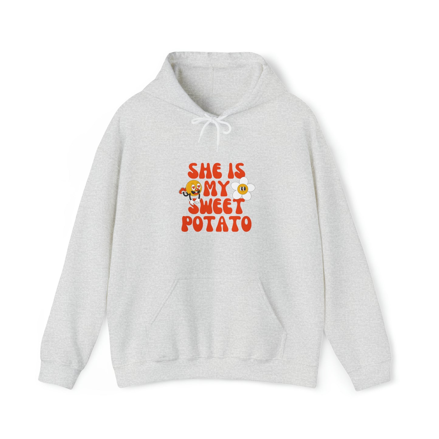 MEN and WOMEN cute she is my sweet potato Heavy Blend™ Hooded Sweatshirt