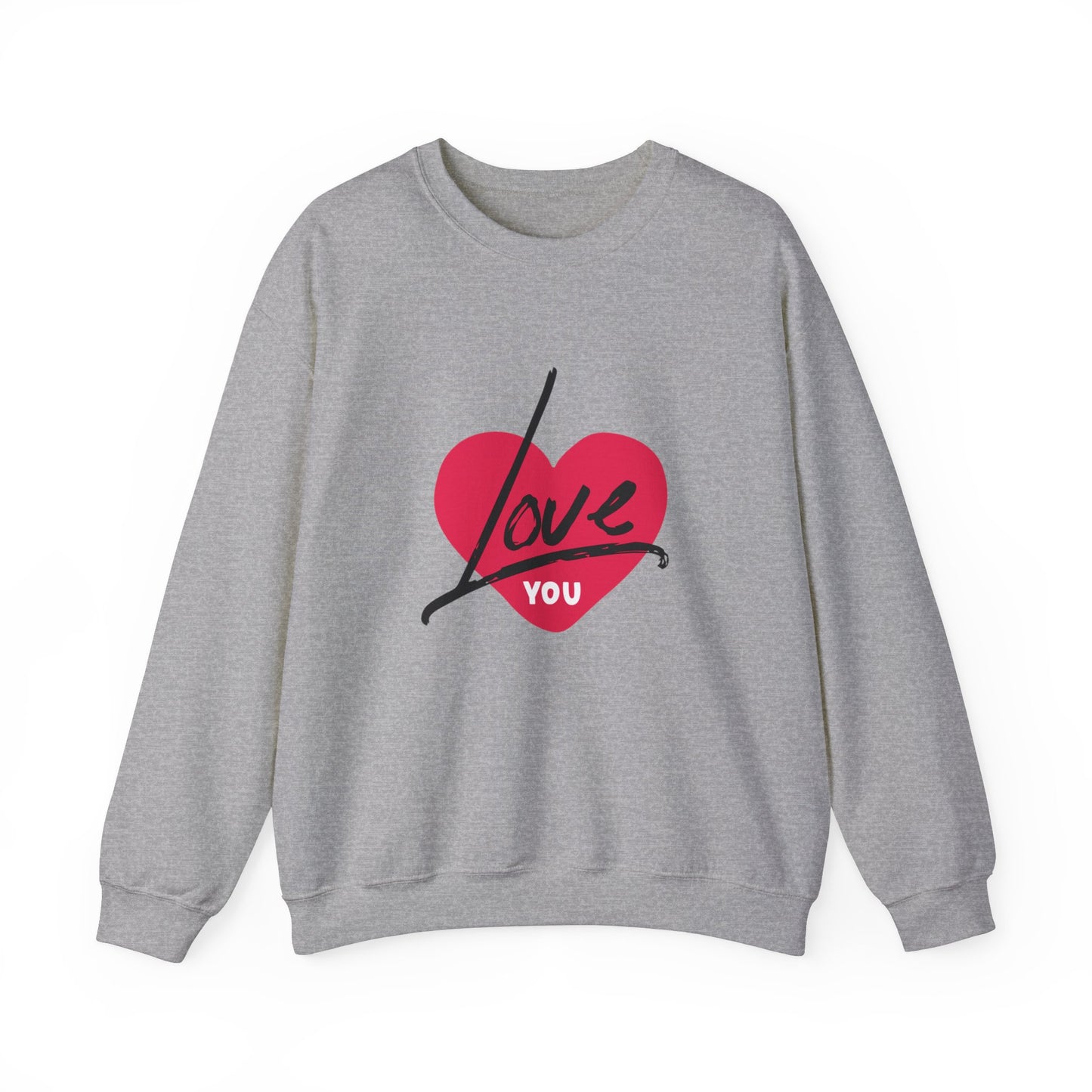 I LOVE YOU Valentine's special Heavy  Sweatshirt for men and women