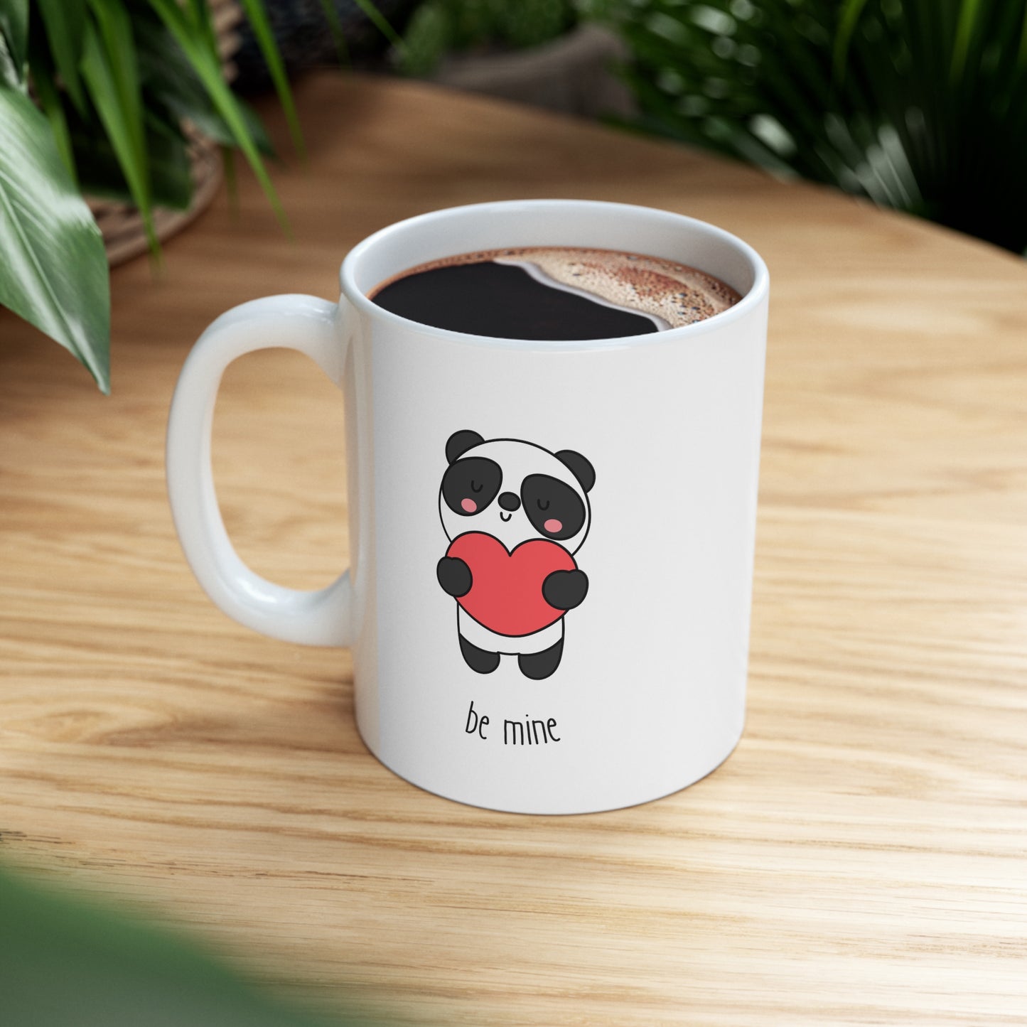 Be Mine cute panda Ceramic coffee Mug 11oz