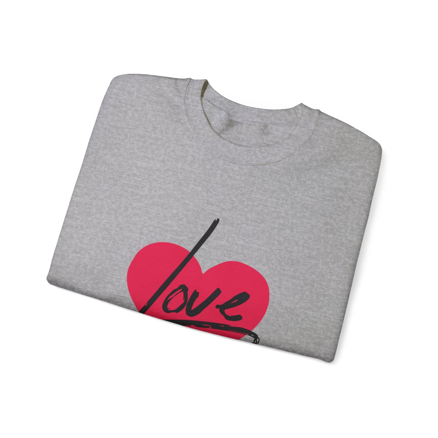 I LOVE YOU Valentine's special Heavy  Sweatshirt for men and women