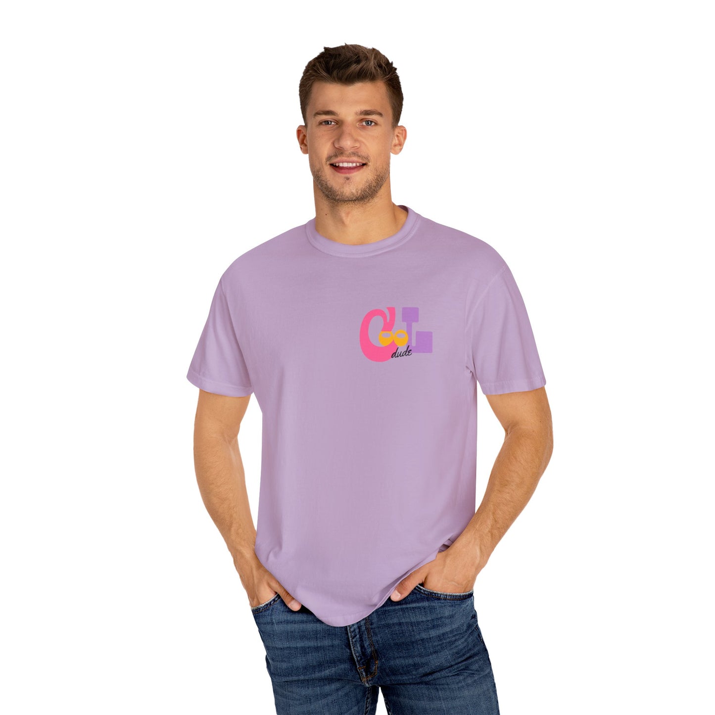 Cool dude colourful emoji T-shirt for men and women