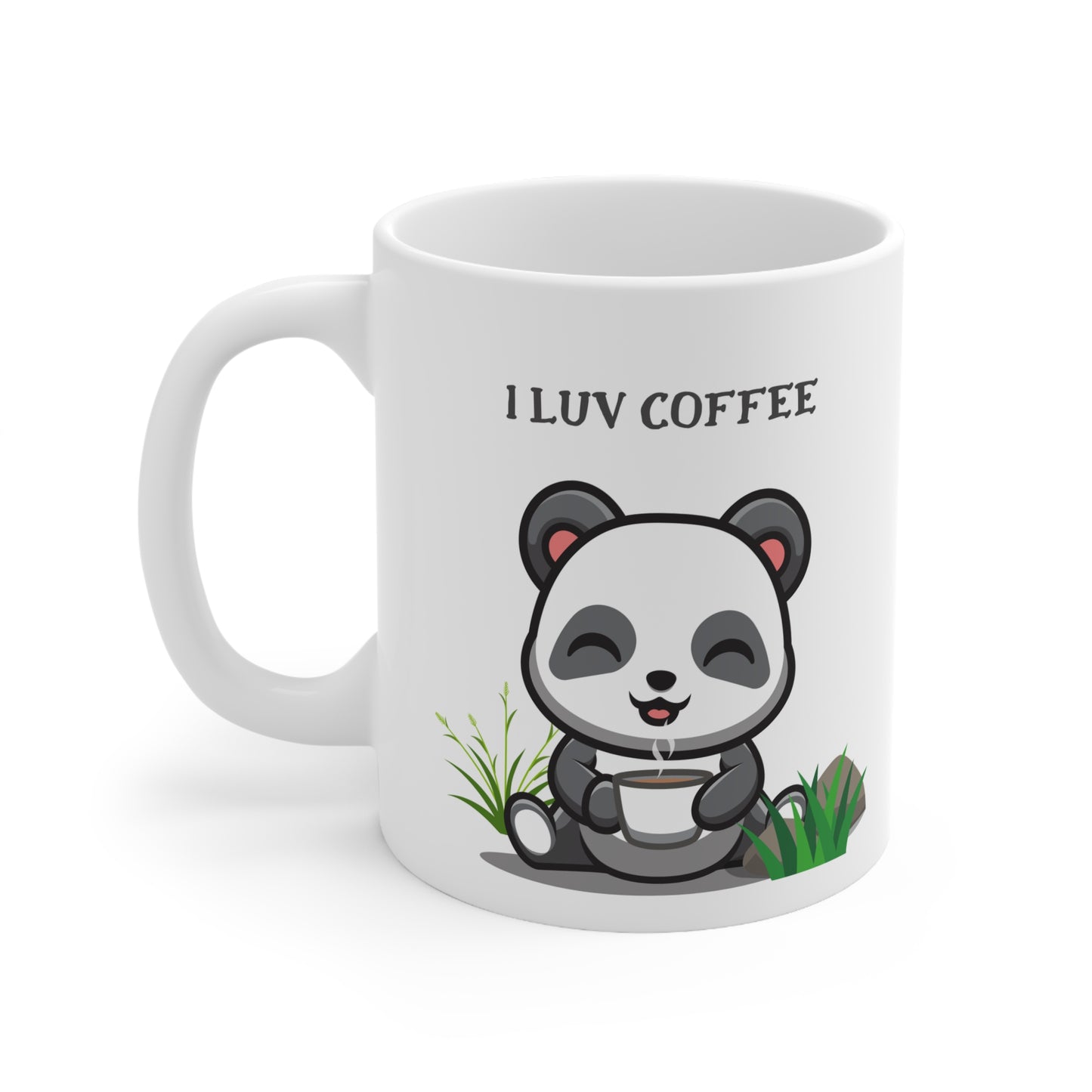 I Love coffee cute panda coffee Mug 11oz