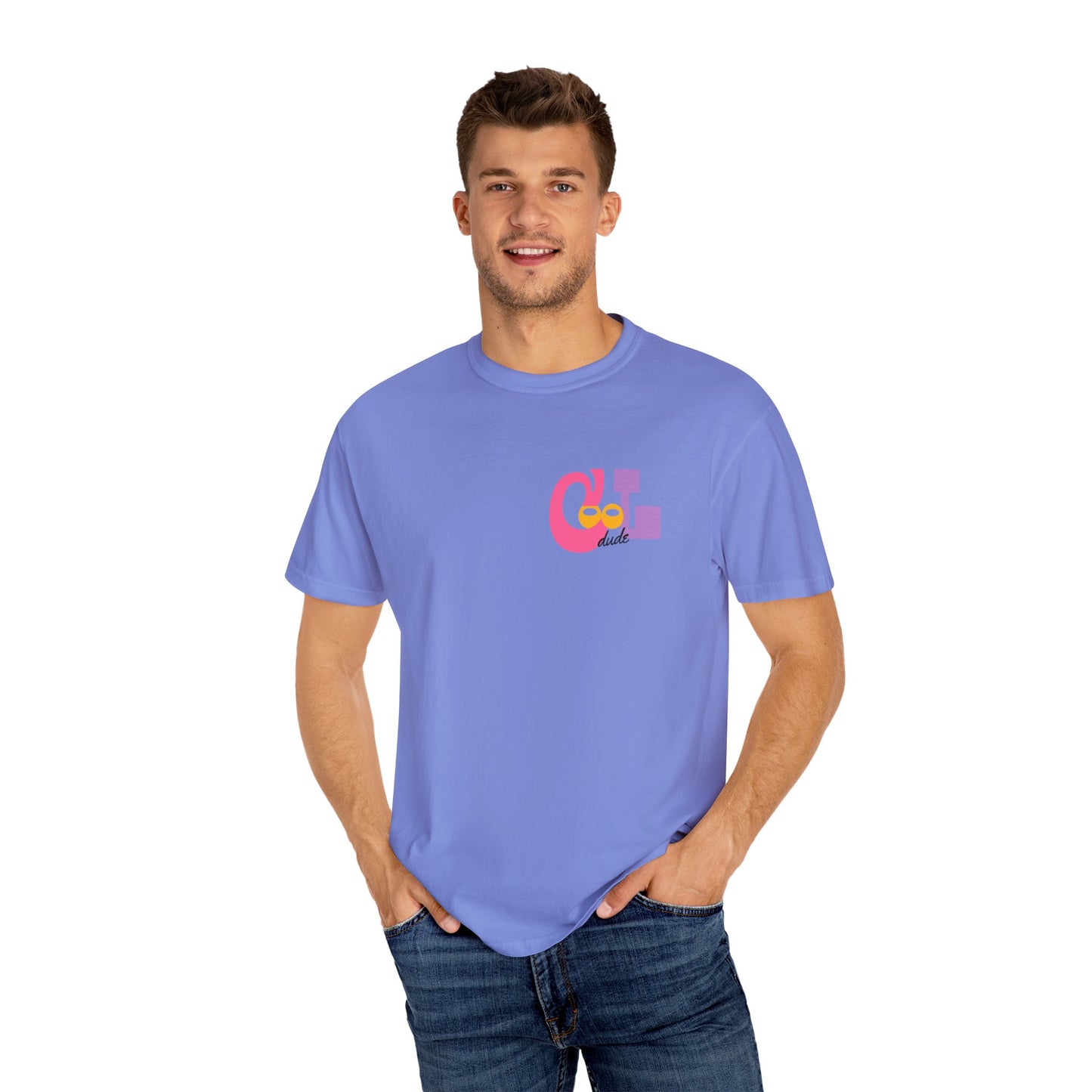 Cool dude colourful emoji T-shirt for men and women