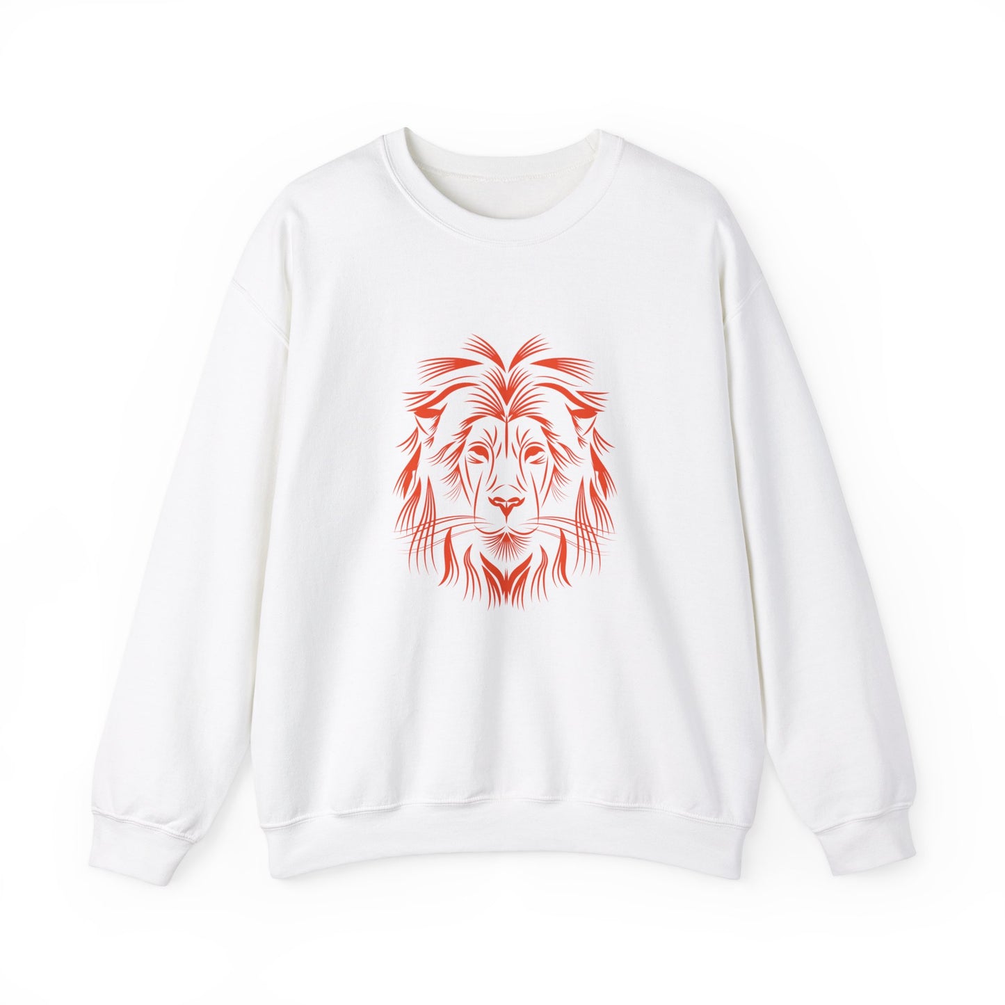 Beautiful lion art Crewneck Sweatshirt for men