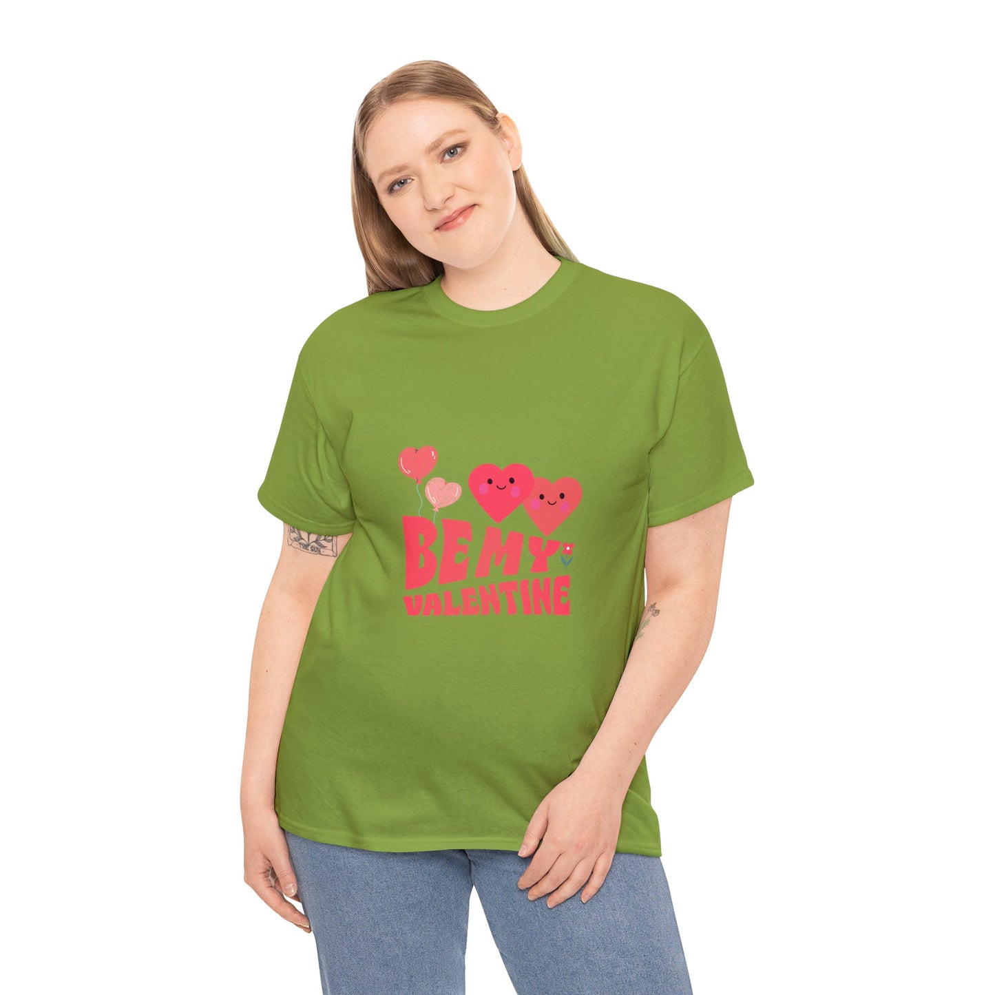 Be my valentine Heavy Cotton Tee for men and women