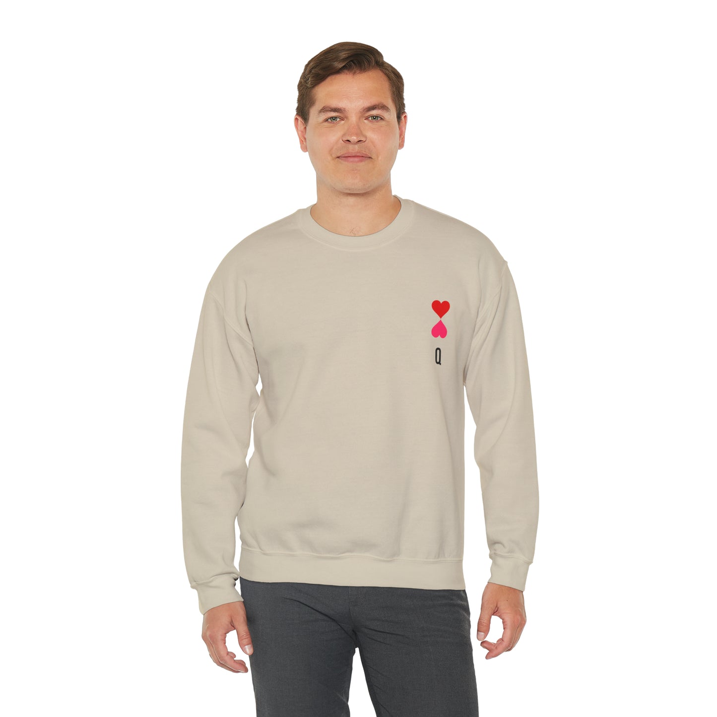 Heart queen Heavy Blend™ Crewneck Sweatshirt for men and women