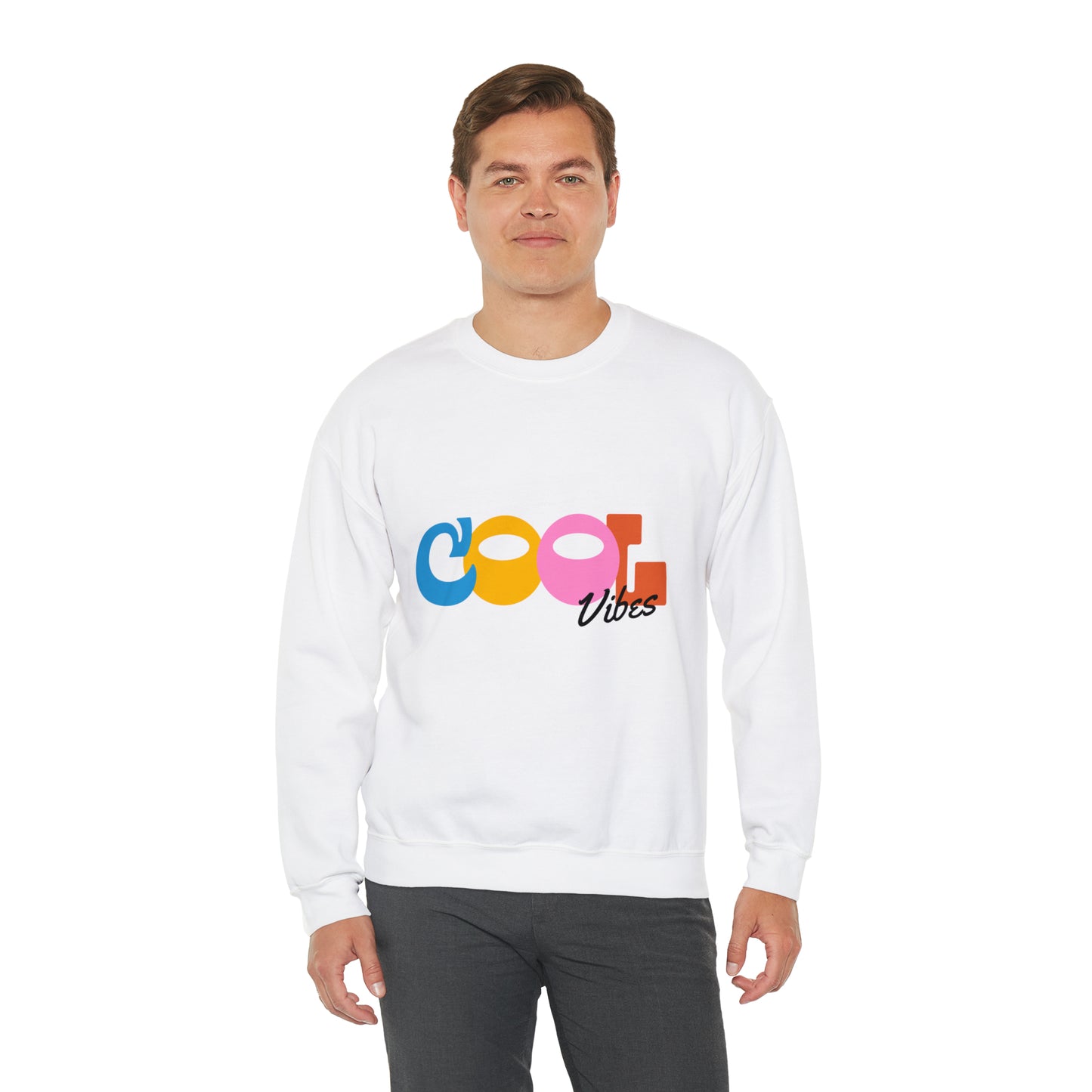 COOL vibes Colourful Heavy Blend™ Crewneck Sweatshirt for Men and Women