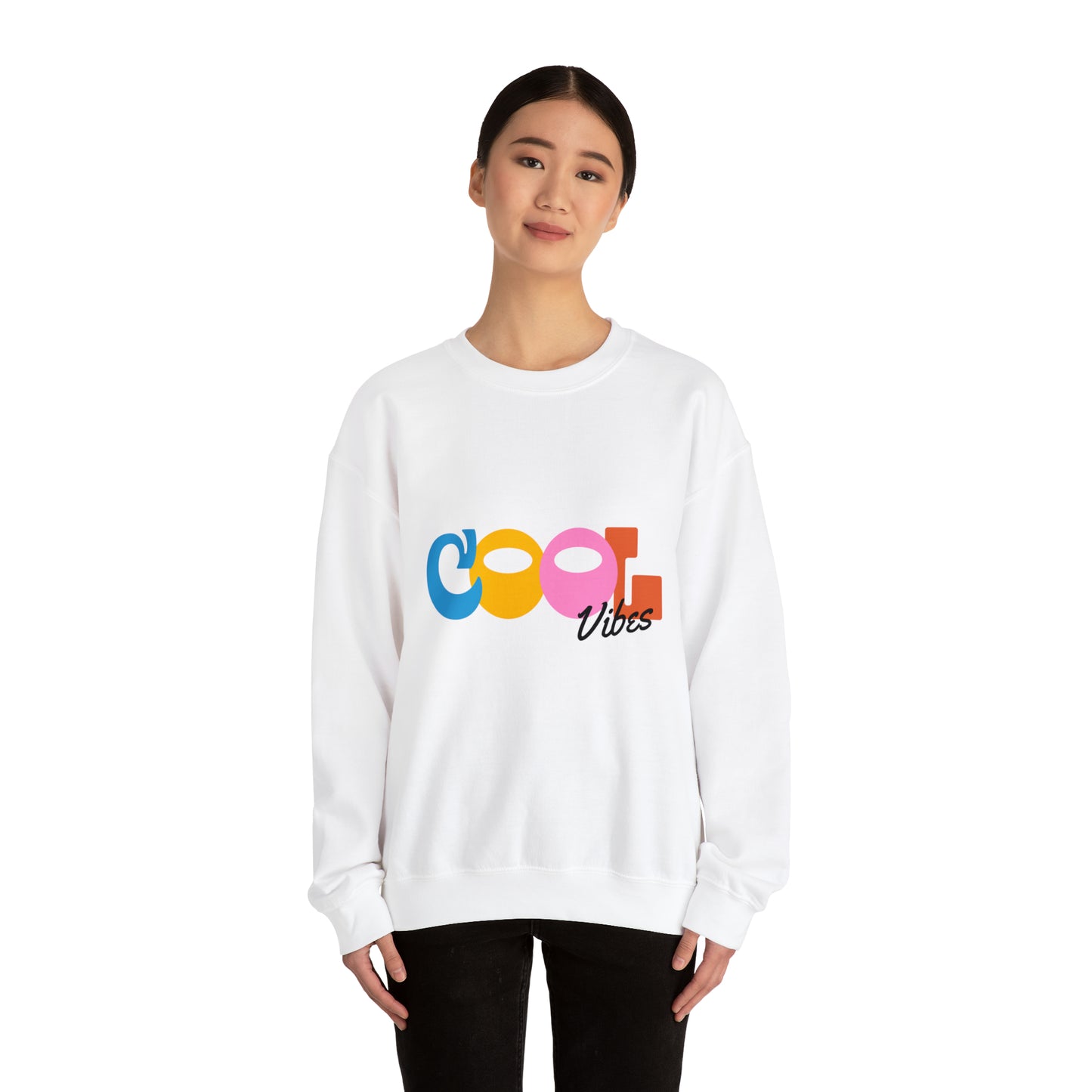 COOL vibes Colourful Heavy Blend™ Crewneck Sweatshirt for Men and Women