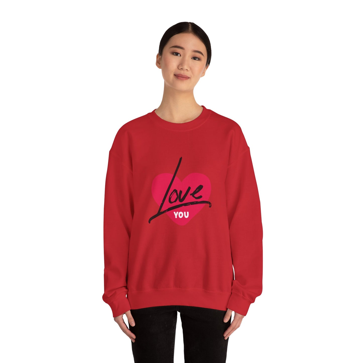 I LOVE YOU Valentine's special Heavy  Sweatshirt for men and women