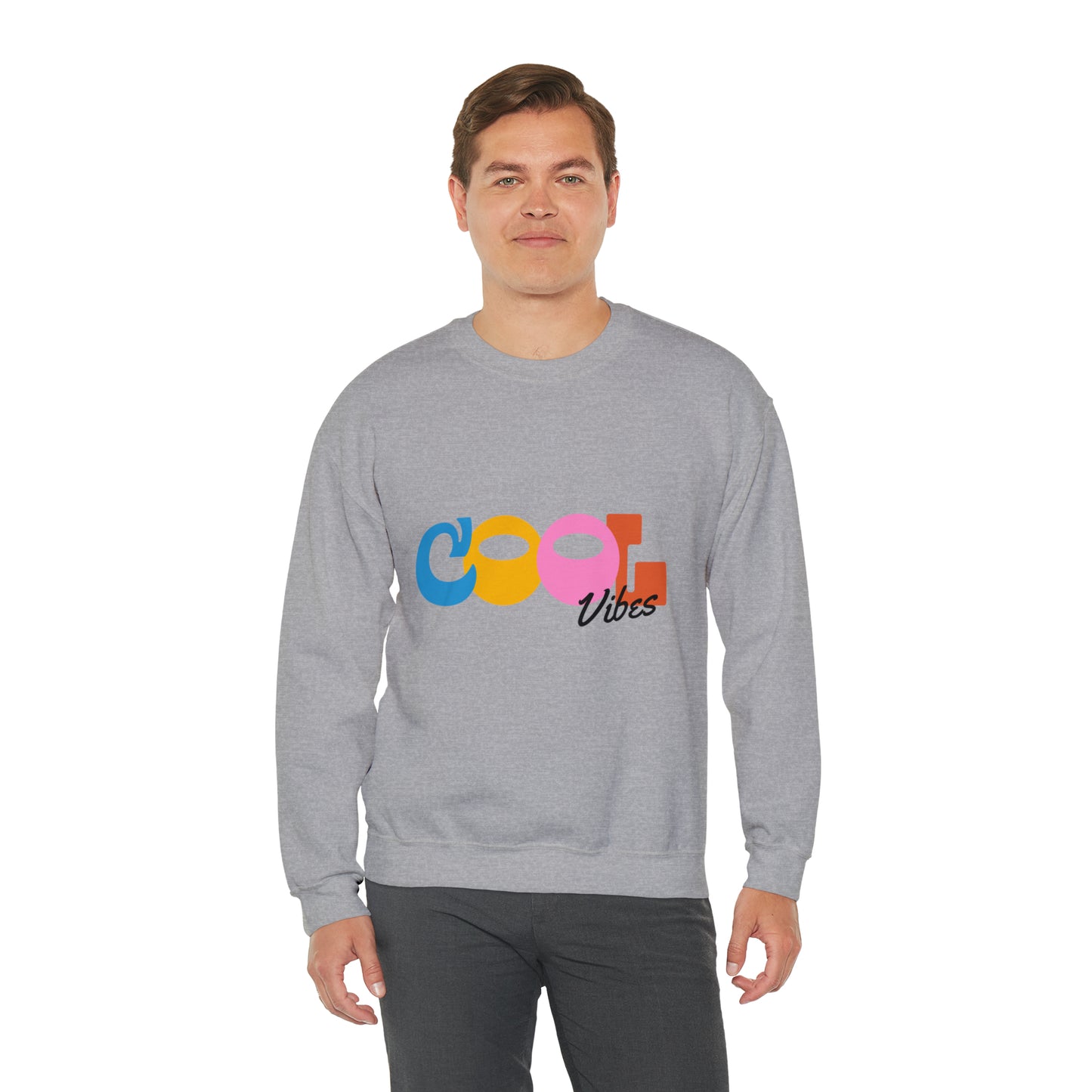 COOL vibes Colourful Heavy Blend™ Crewneck Sweatshirt for Men and Women