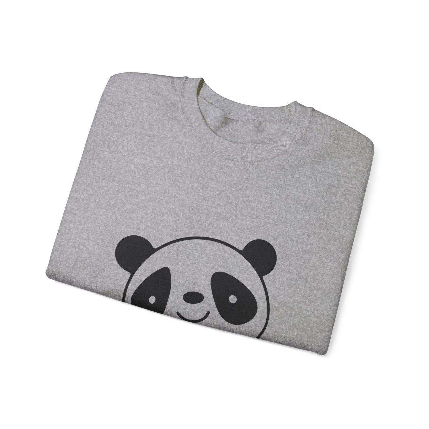 Panda love Heavy Crewneck Sweatshirt for men and women