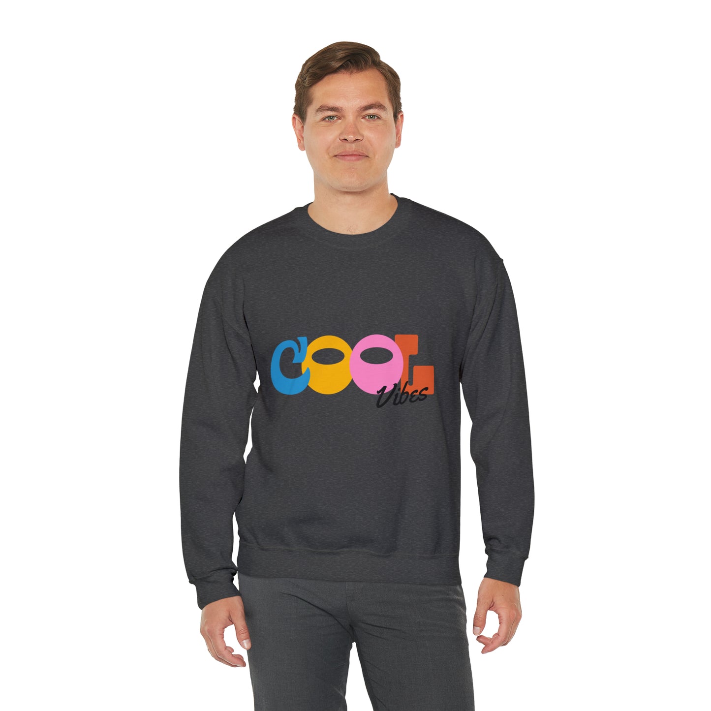 COOL vibes Colourful Heavy Blend™ Crewneck Sweatshirt for Men and Women