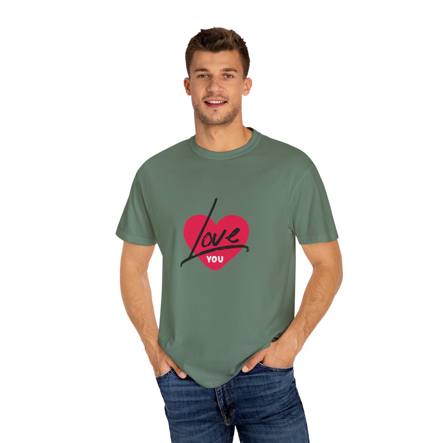 Beautiful I LOVE YOU Valentine's special T-shirt for men and women