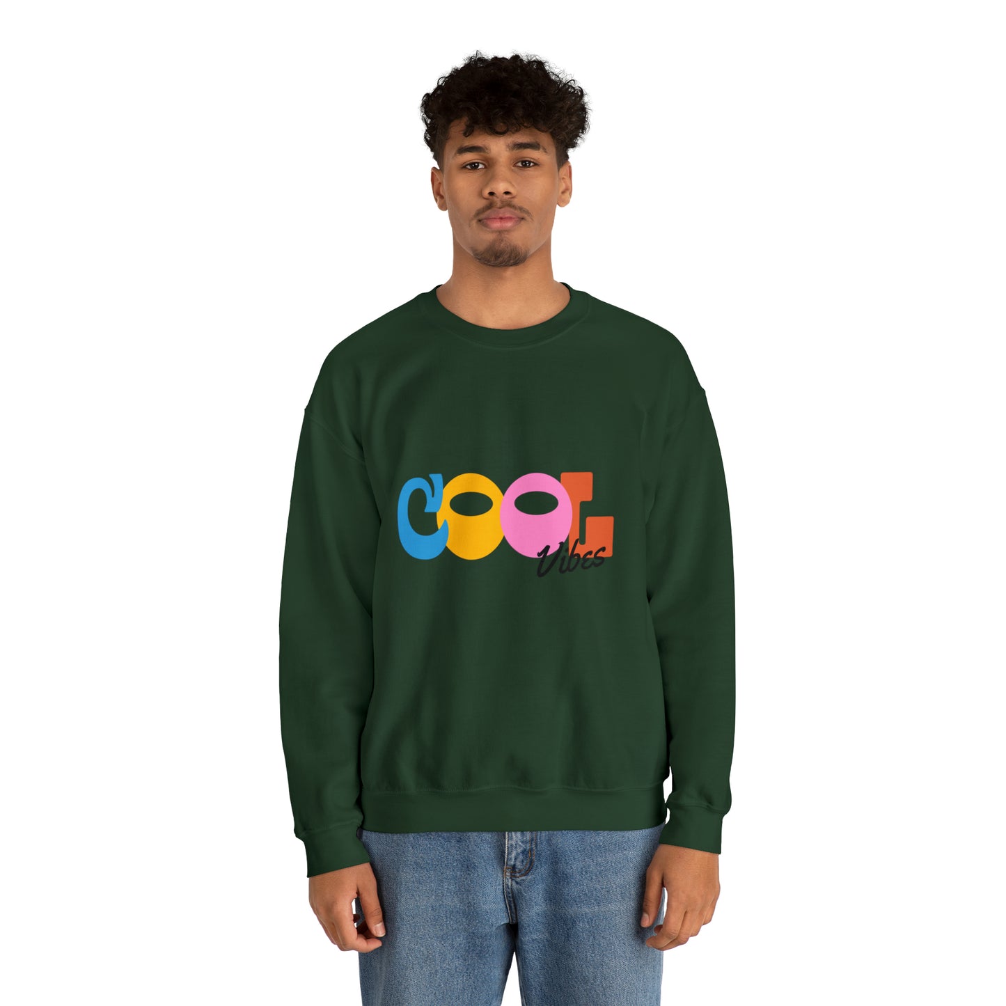 COOL vibes Colourful Heavy Blend™ Crewneck Sweatshirt for Men and Women