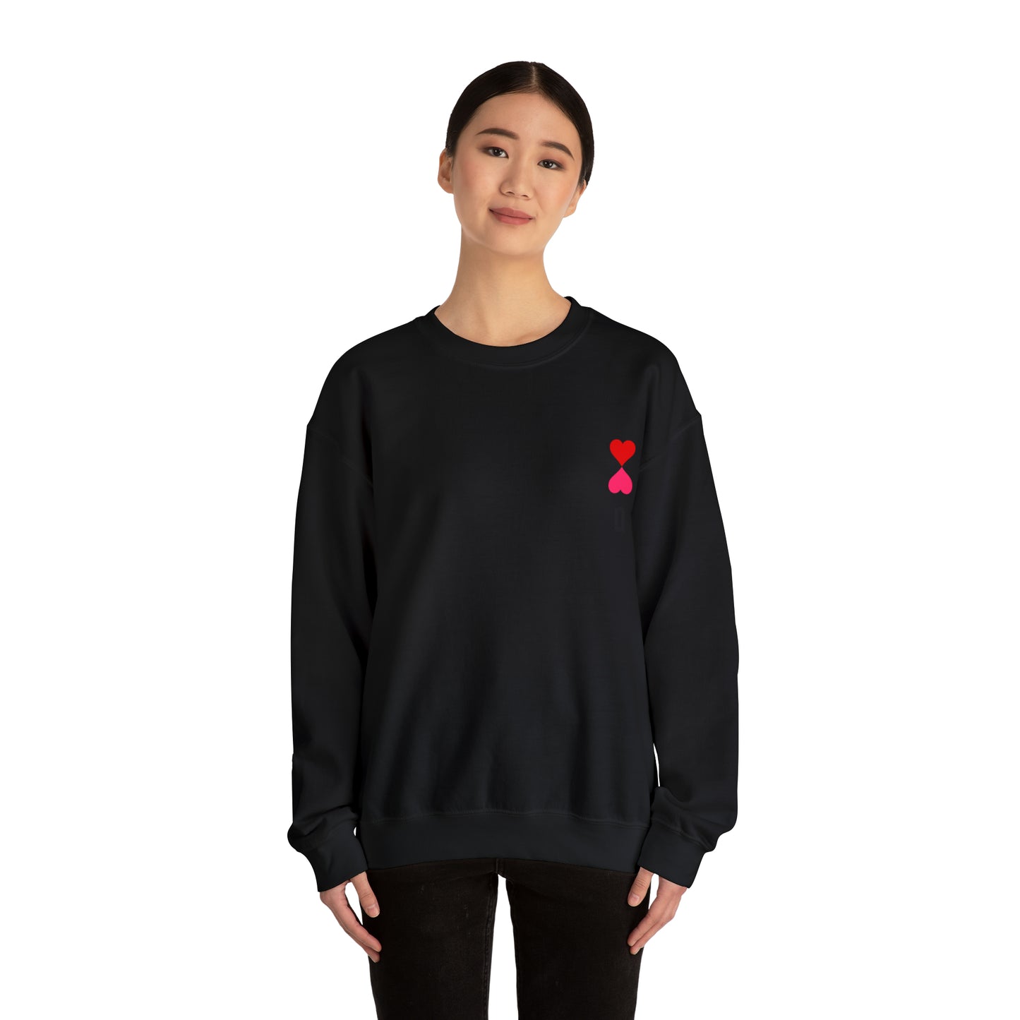 Heart queen Heavy Blend™ Crewneck Sweatshirt for men and women